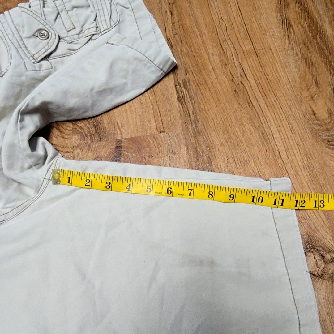 Iron Co. Iron Cargo Shorts Beige Multi-Pocket Utility Mens 32 Shorts Size US 32 / EU 48 - 12 Thumbnail