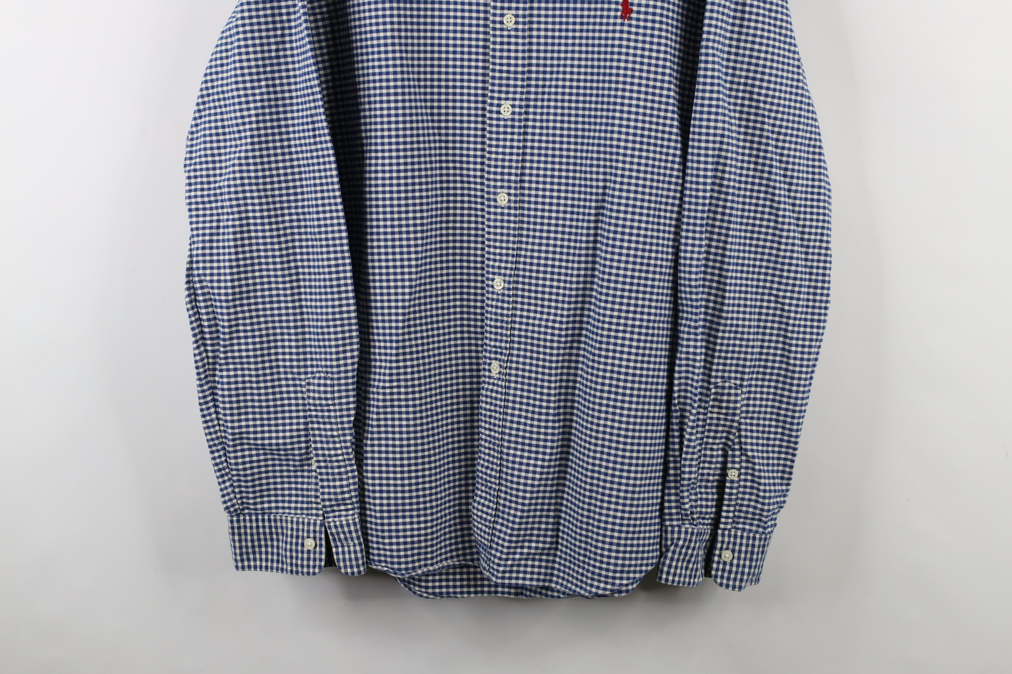 Polo Ralph Lauren Vintage 90s Ralph Lauren Fit Gingham Plaid Button Down Shirt Size US XXL / EU 58 / 5 - 3 Thumbnail