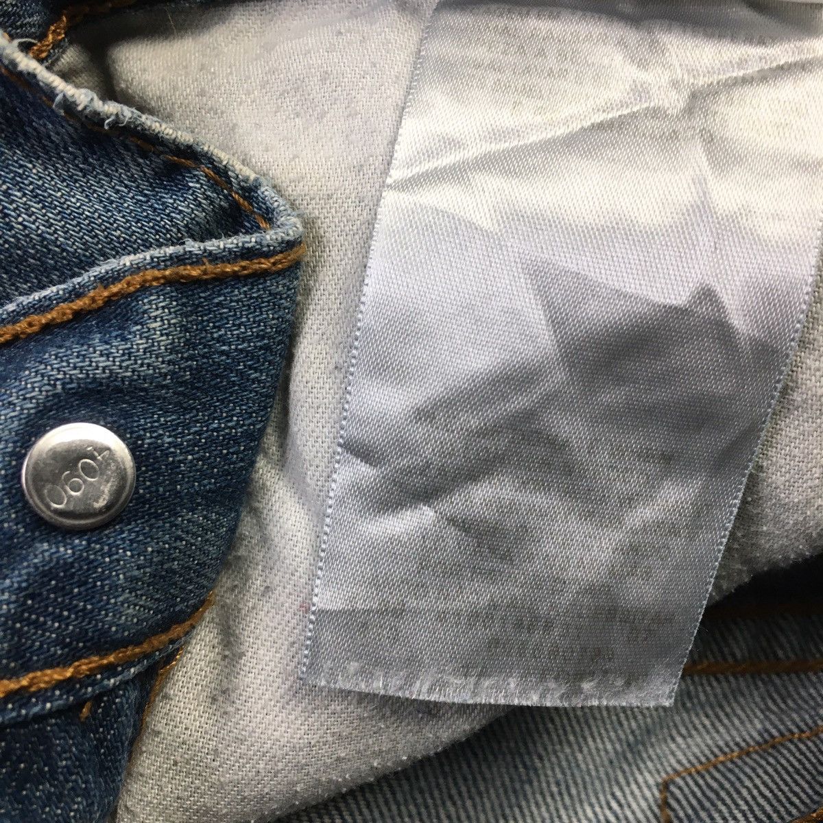 Levi's × Levi's Vintage Clothing × Vintage Levis 559 Washed Blue Vintage Style Jeans Size US 36 / EU 52 - 10 Thumbnail