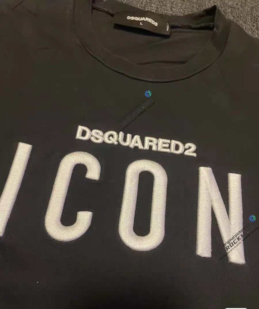 Dsquared2 Dsquared2 Icon embroidery cotton T-shirt Size L Size US L / EU 52-54 / 3 - 3 Thumbnail