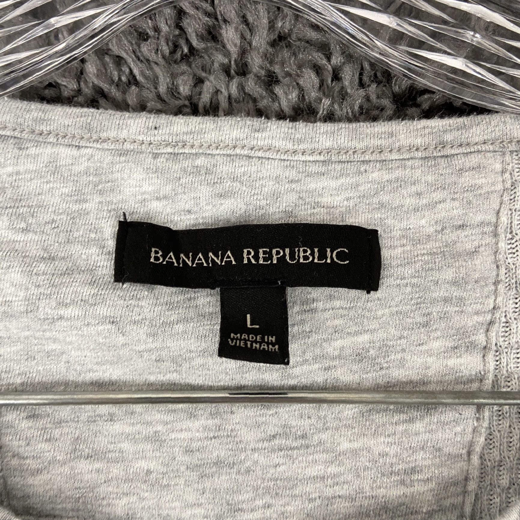 Banana Republic VINTAGE Banana Republic Shirt Men L Thermal Long Sleeve Gray 1/2 Button Up - 1/2 Button Up Shirt Men L Gray Thermal Size US L / EU 52-54 / 3 - 7 Thumbnail