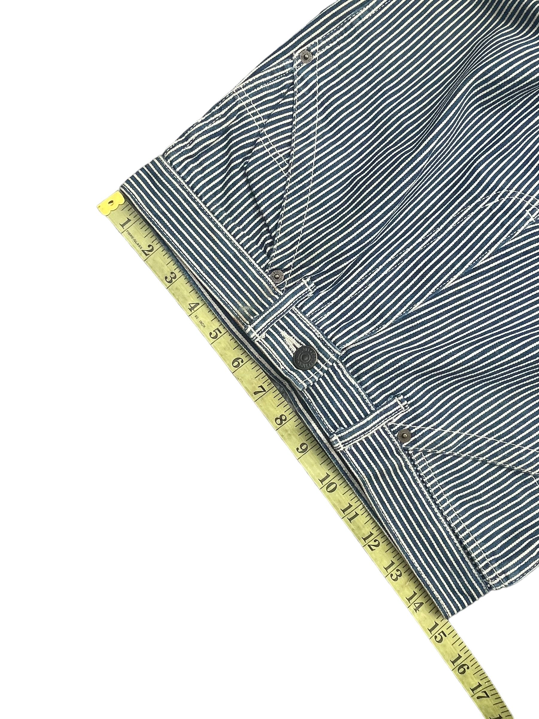 Japanese Brand Vintage Hickory Myhands Collection Workers Denim Size US 30 / EU 46 - 7 Thumbnail