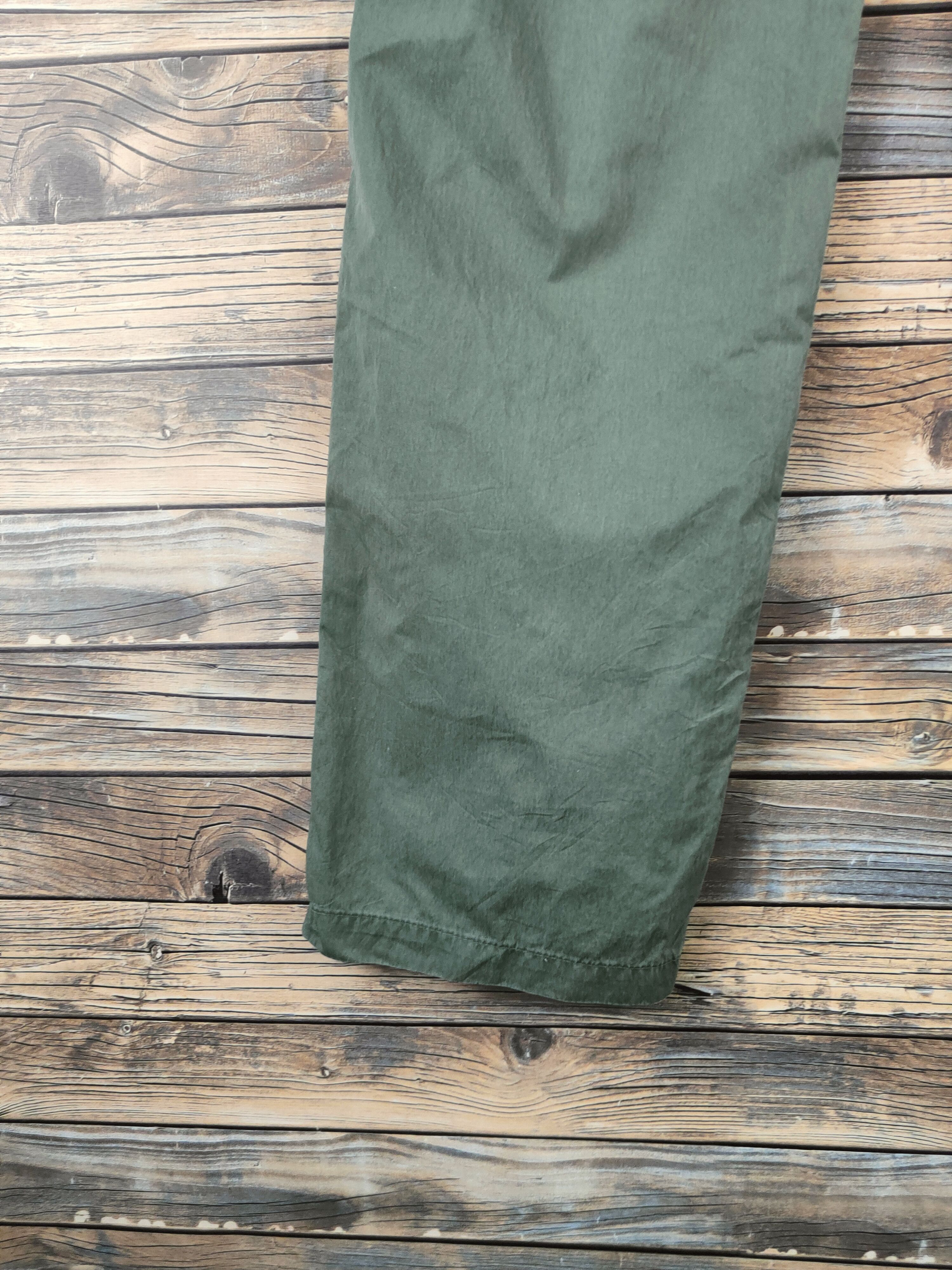 Japanese Brand Uniqlo Green Multipocket Cargo Pants #S2848 Size US 26 / EU 42 - 9 Thumbnail
