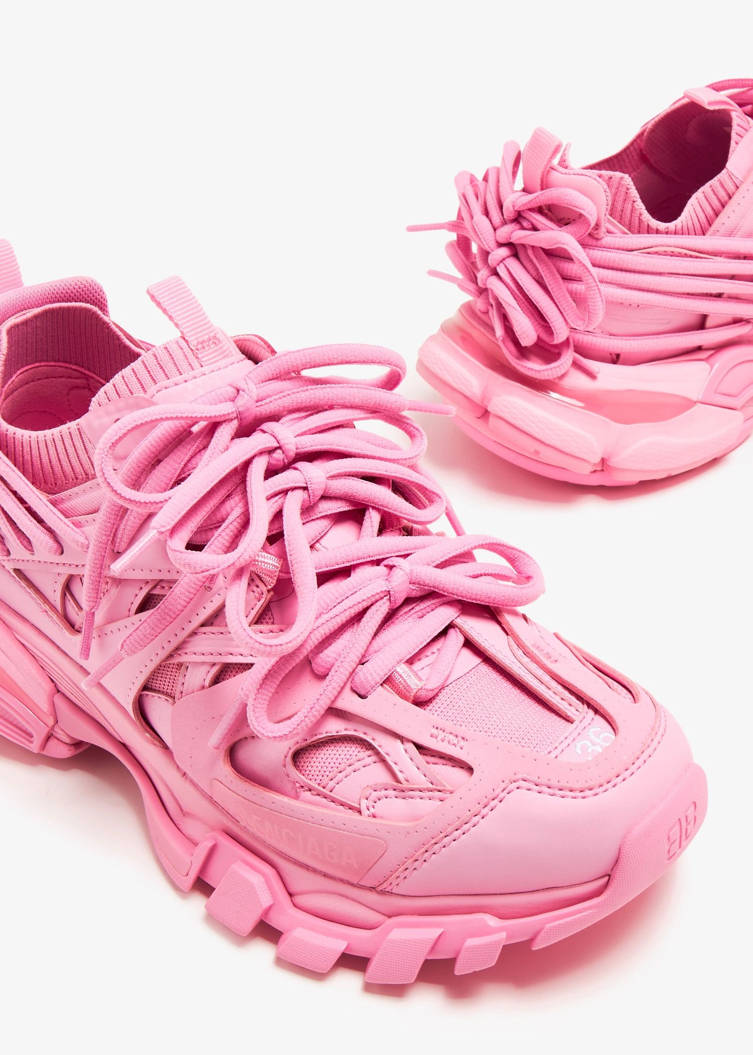 Balenciaga o1tr1nto1125 Track Sneakers in Pink Size US 11 / IT 41 - 2 Thumbnail