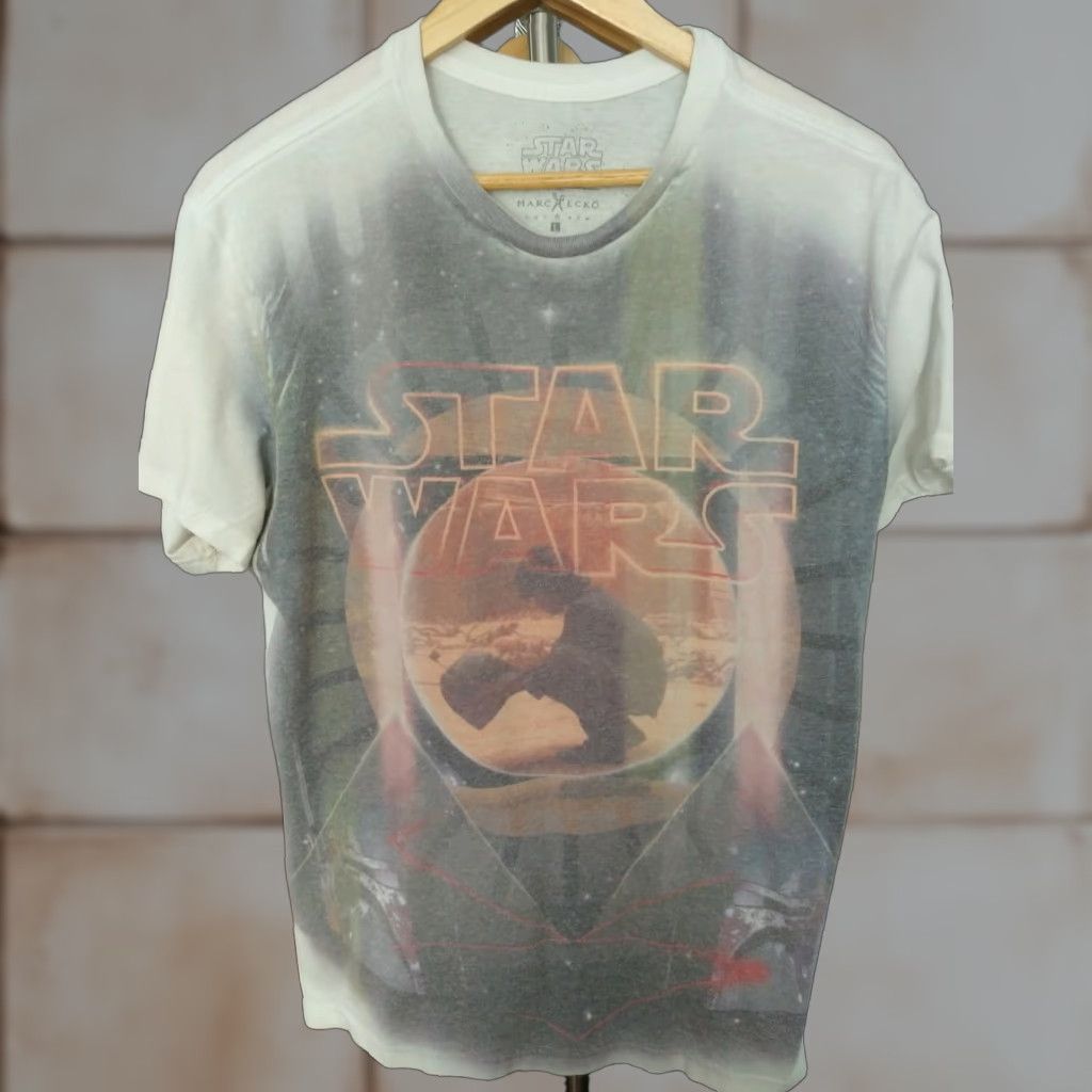 Vintage VINTAGE Star Wars Vs Mark Ecko Cut And Sew T-shirt L Rare Collab Shirt Size US L / EU 52-54 / 3 - 1 Thumbnail