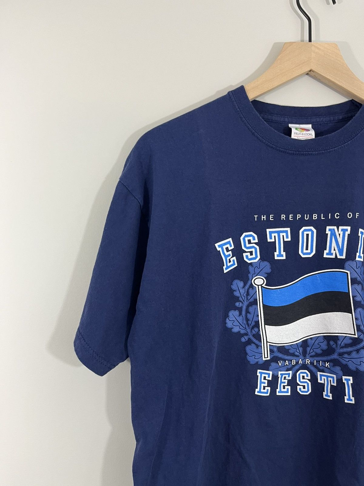 Vintage Vintage Estonia Flag Graphic Tee Size US M / EU 48-50 / 2 - 5 Thumbnail