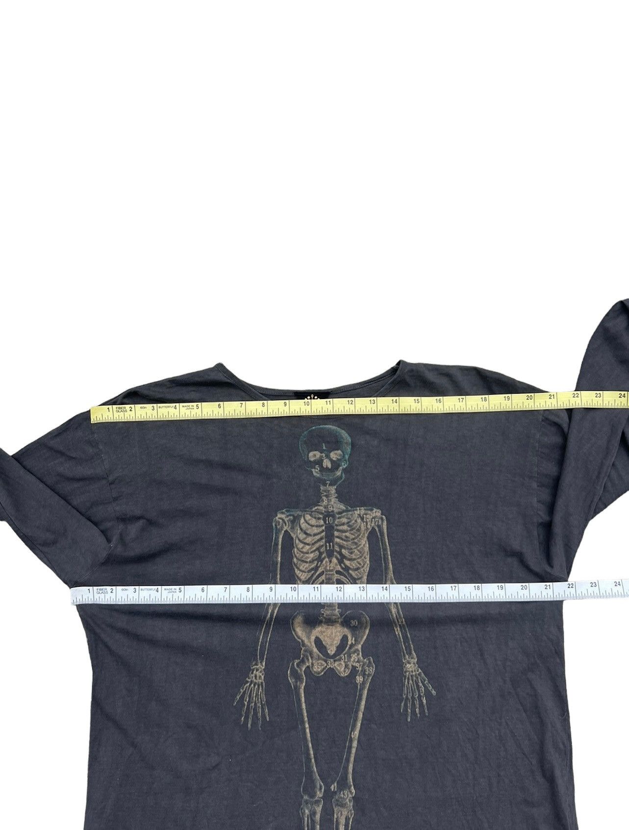 Vintage Vintage Coup D Etat Skeleton Xray Sun Faded Black t shirt Size US M / EU 48-50 / 2 - 3 Thumbnail