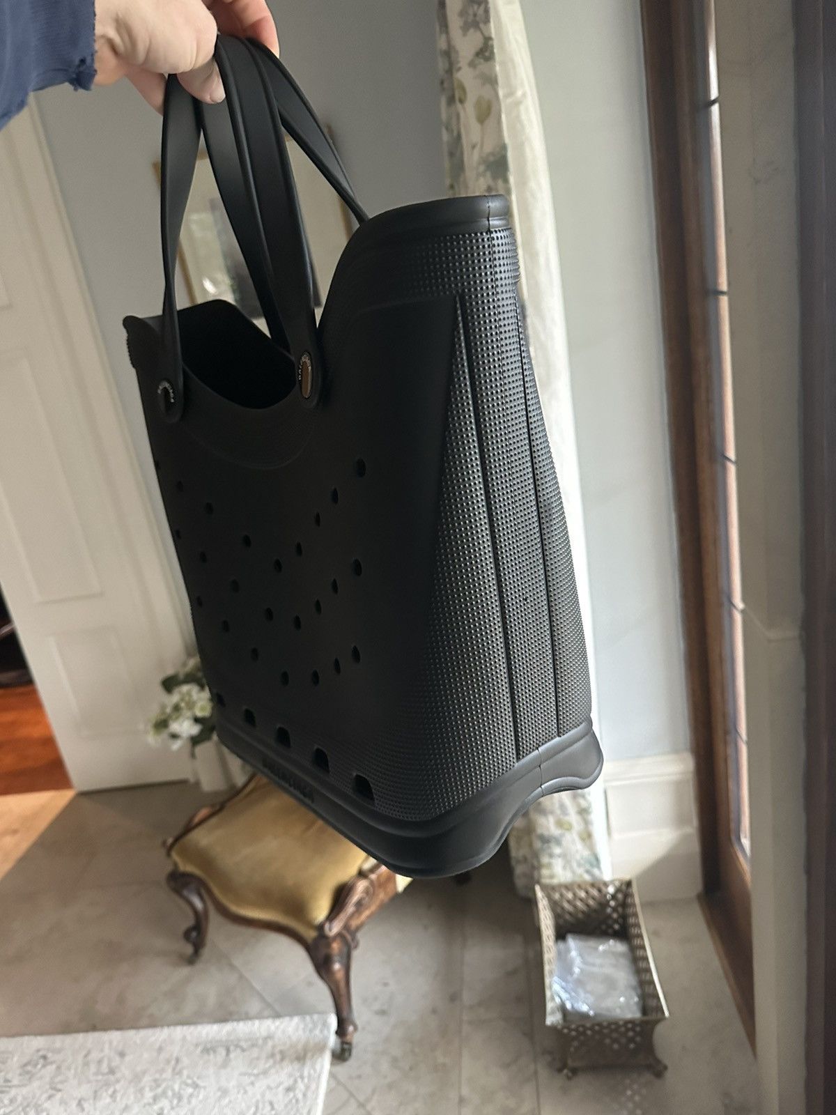 Balenciaga $1250 FW22 Balenciaga Crocs black tote bag Demna Size ONE SIZE - 15 Thumbnail