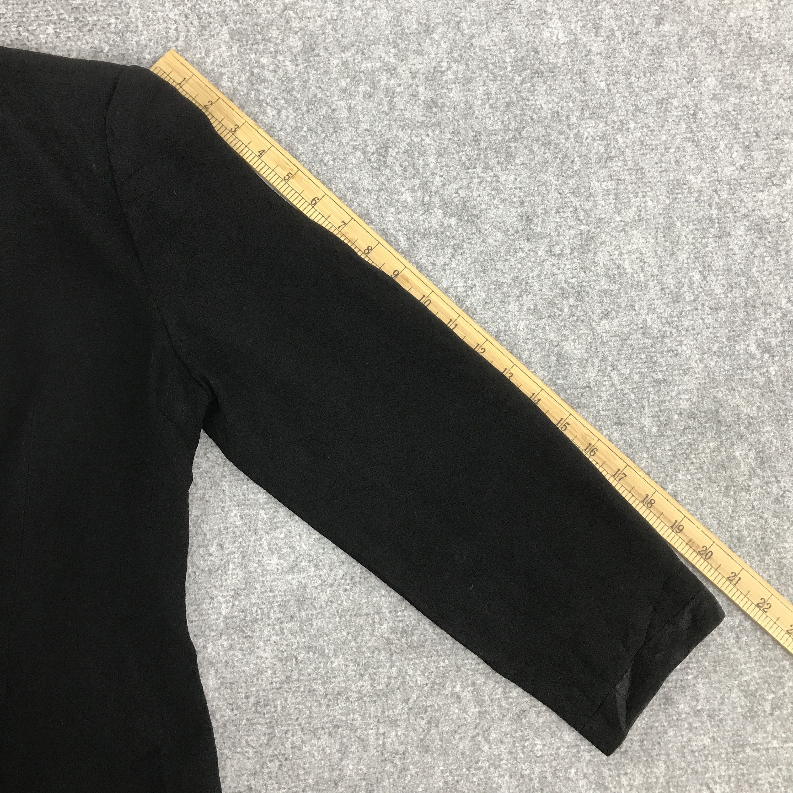 Givenchy GIVENCHY BLACK BLAZER JACKET K73B7 Size XL / US 12-14 / IT 48-50 - 6 Thumbnail