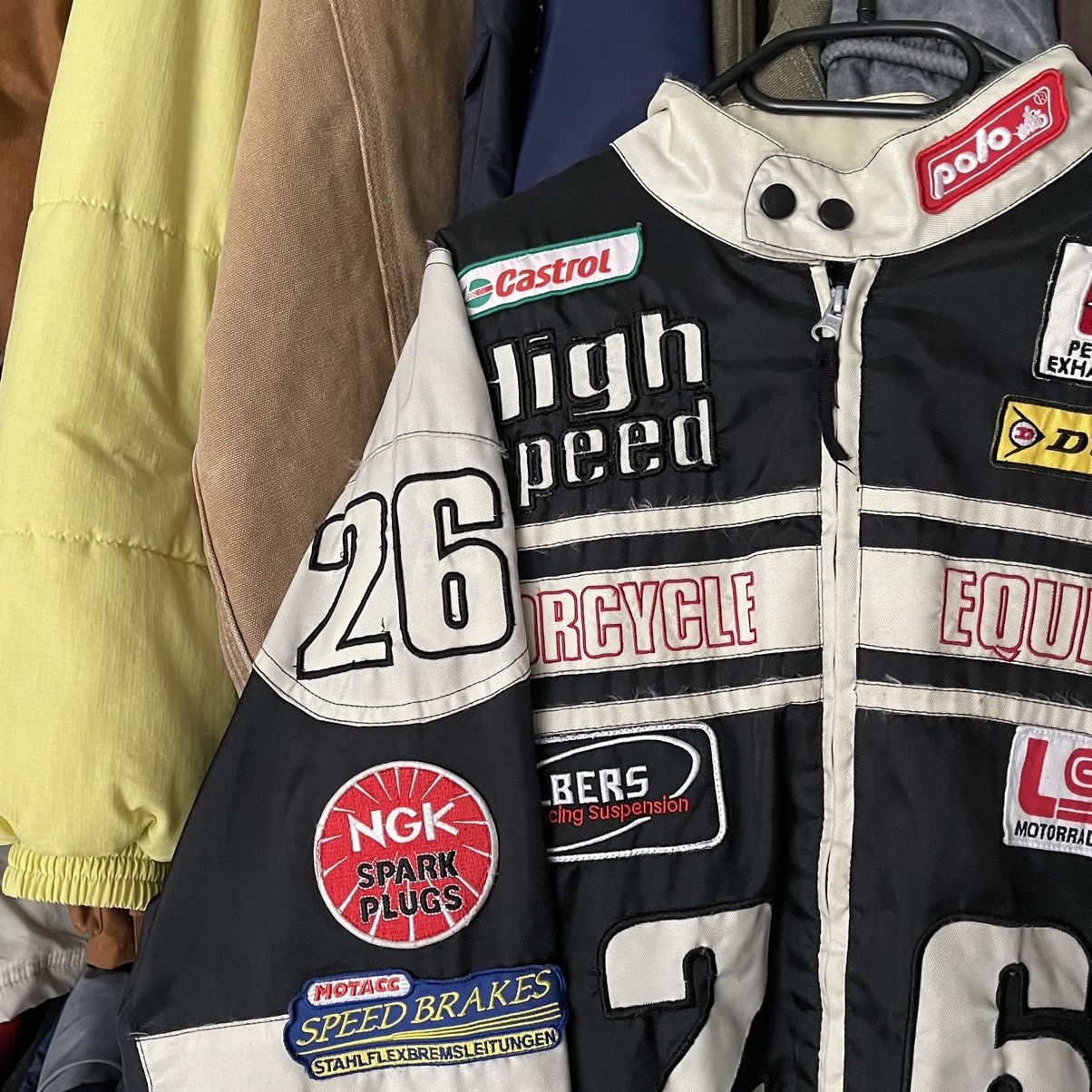 NASCAR 90s High Speed Racing Nascar F-1 Bomber Jacket Size US M / EU 48-50 / 2 - 2 Thumbnail