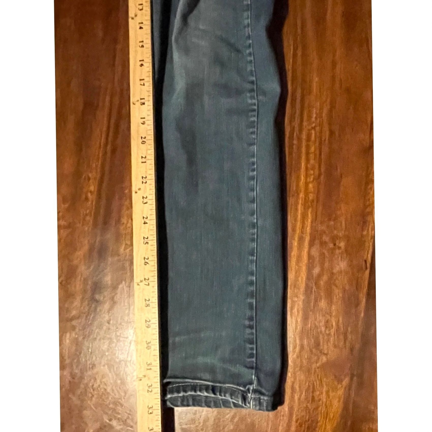 Denime Levis 502 Jeans Mens W36 L34 Blue Denim Distressed Size US 36 / EU 52 - 6 Thumbnail