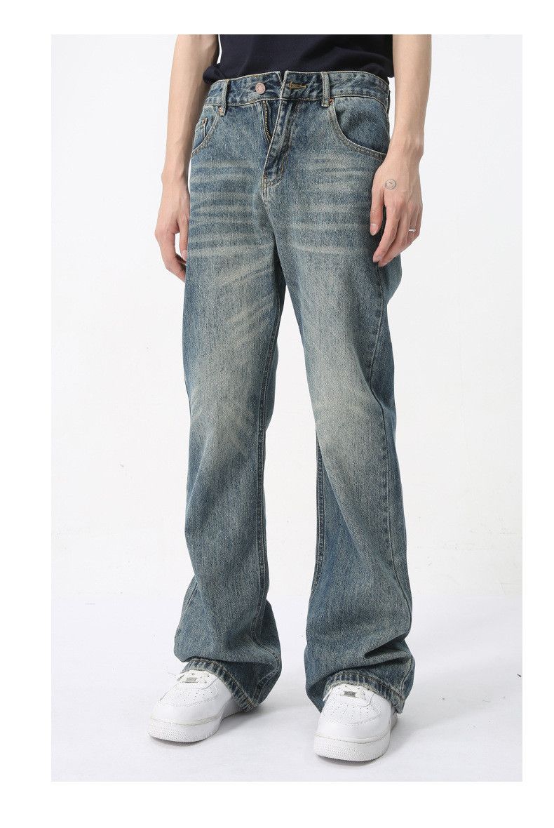 Japanese Brand × Jean Fashion casual washed bootcut jeans Size US 32 / EU 48 - 6 Thumbnail