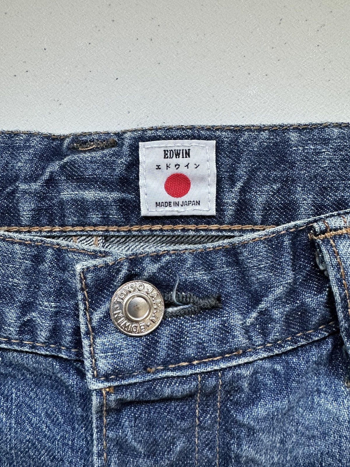 Edwin Edwin Salvedge Slim Tapered Denim Jeans Size US 29 - 7 Thumbnail