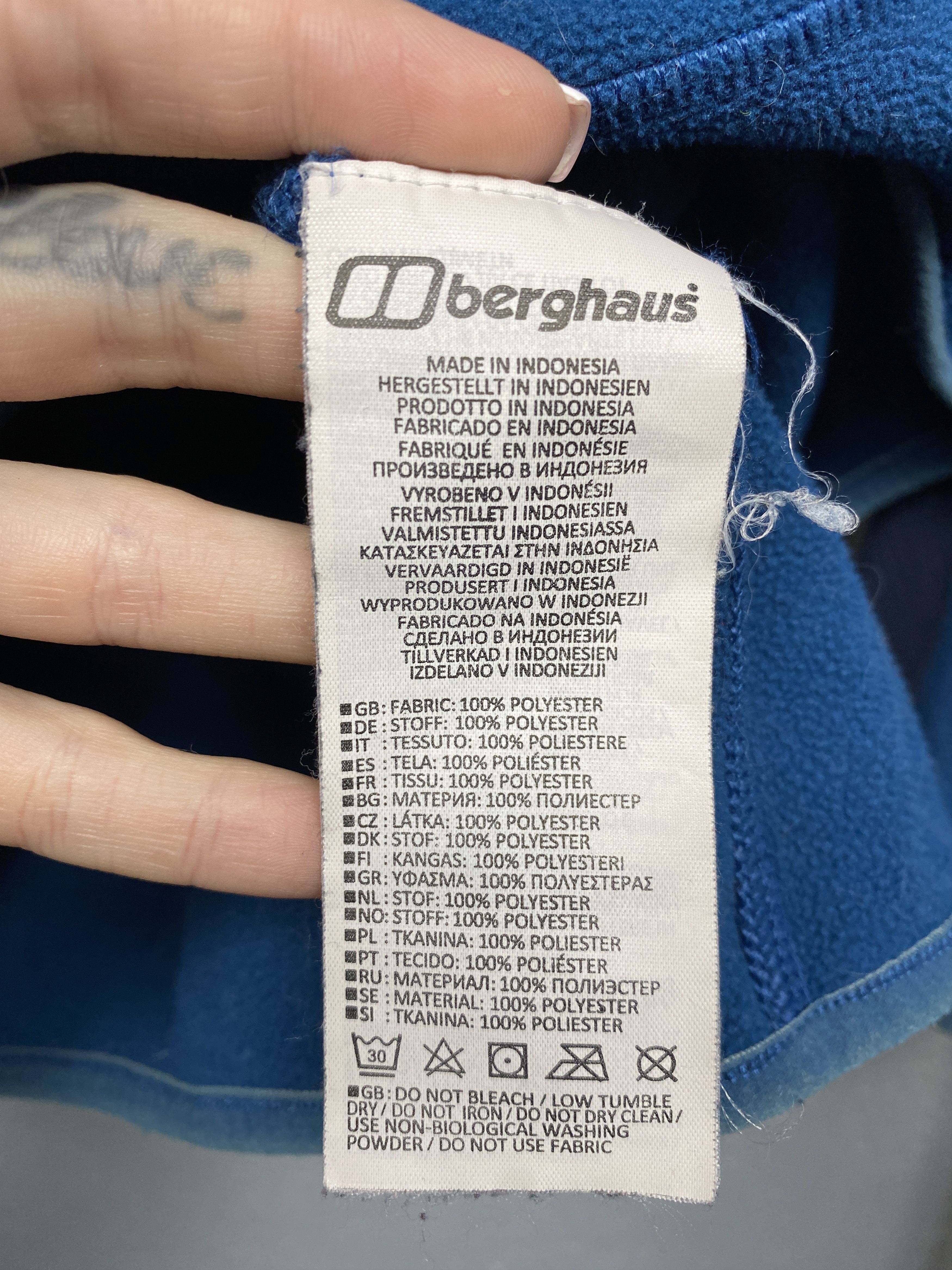 Berghaus × Vintage Berghaus Polartec Mens 1\4 Zip Fleece Jacket Y2K Size US XL / EU 56 / 4 - 5 Thumbnail