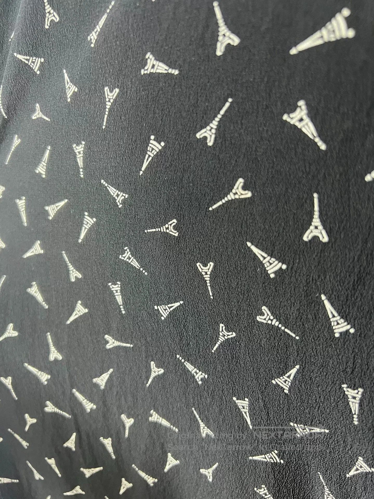 Saint Laurent Paris Saint Laurent Eiffel Tower Printed Shirt. Size S / US 4 / IT 40 - 3 Thumbnail