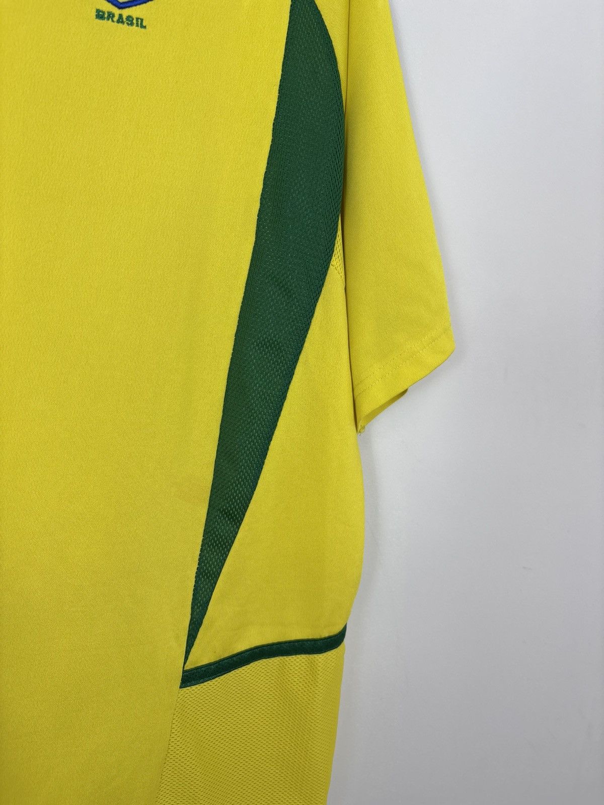 Nike Nike Brazil National Team World Cup 2002/04 Soccer Jersey Size US XL / EU 56 / 4 - 8 Thumbnail