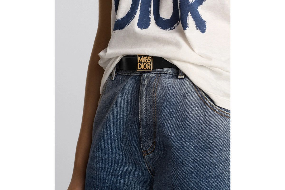 Dior o1bcso1str0126 Size:OS/Miss Dior Graffiti Belt in Black Size ONE SIZE - 6 Thumbnail