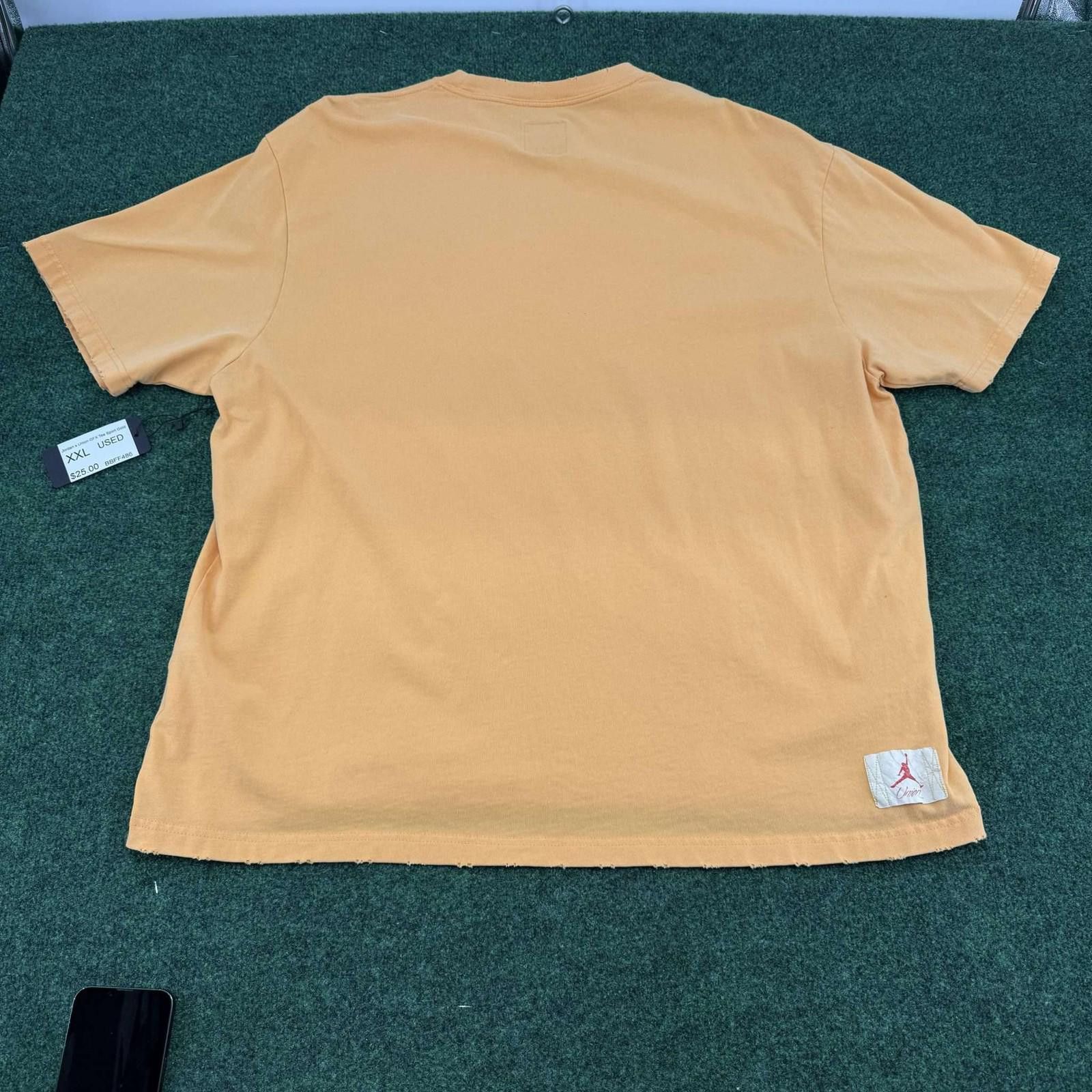 Jordan Brand Jordan x Union GFX Tee Sport Gold XXL Used Size US XXL / EU 58 / 5 - 6 Thumbnail