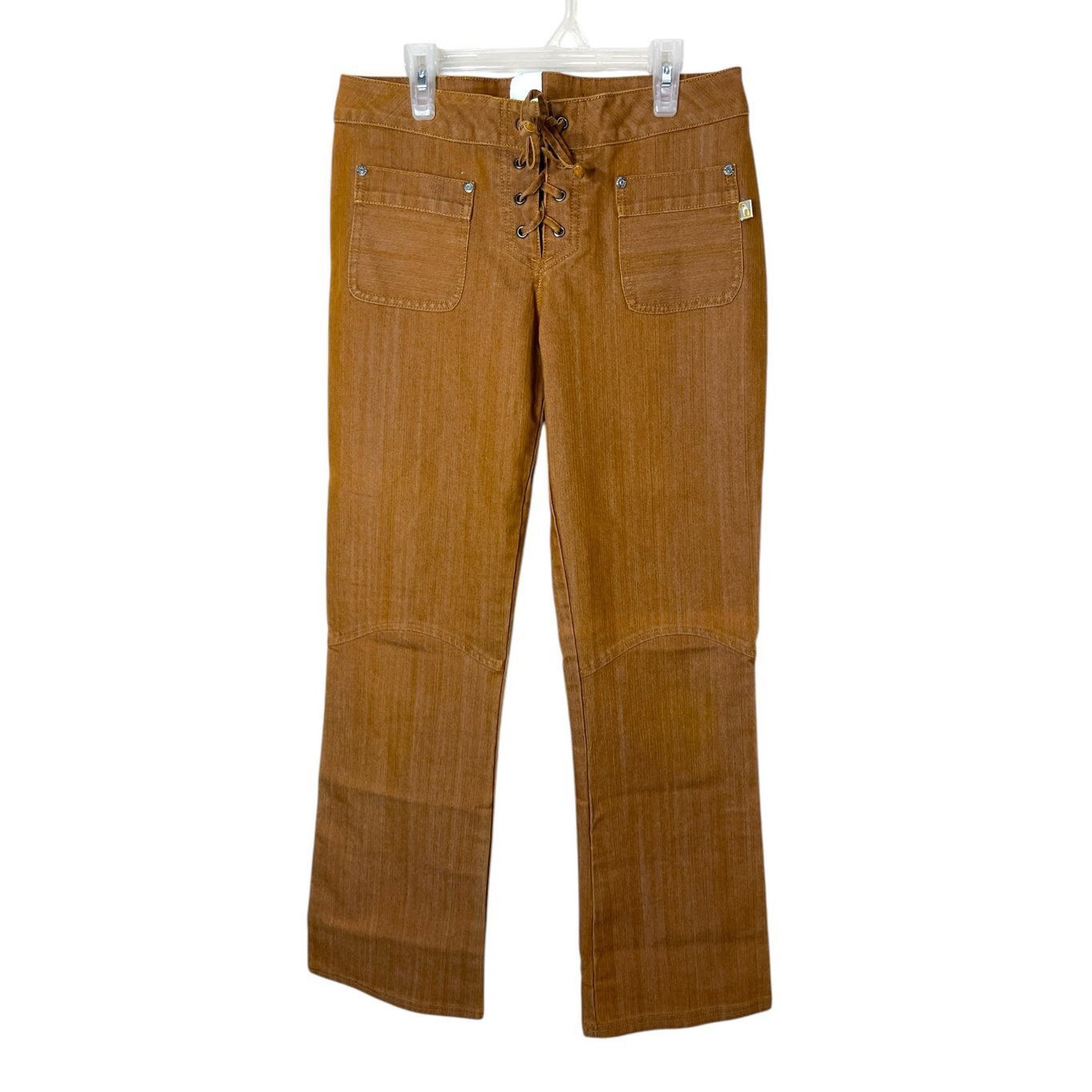 O'Neill Vintage O’Neill Y2K Brown Lace Up Pants Size 5 Size 30" / US 8 / IT 44 - 1 Thumbnail
