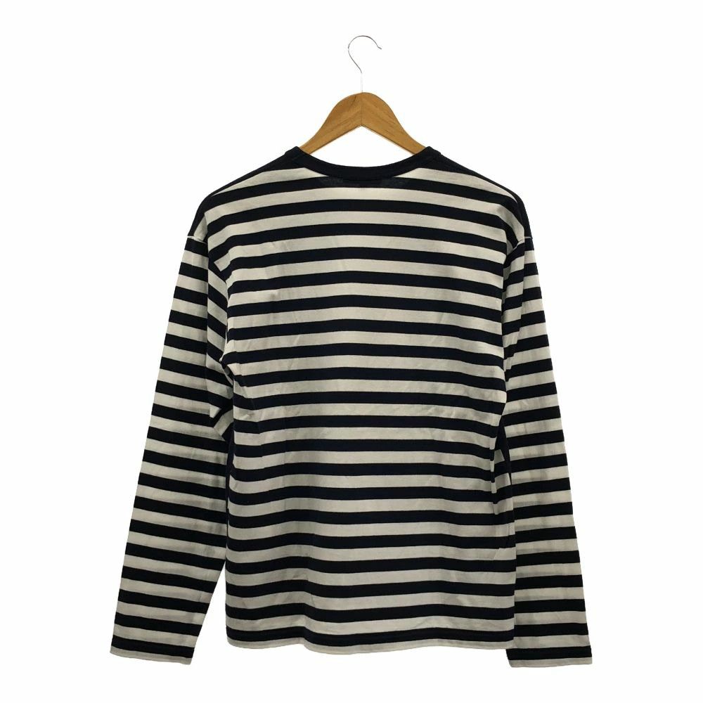 Comme des Garcons T-Shirts cotton long sleeve striped crewneck pullover Navy Size US XS / EU 42 / 0 - 2 Thumbnail
