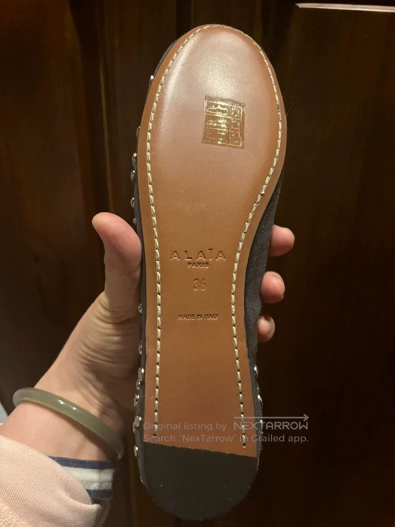 Alaia Alaia Studded Ballet Flats Size US 5.5 / IT 35.5 - 5 Thumbnail