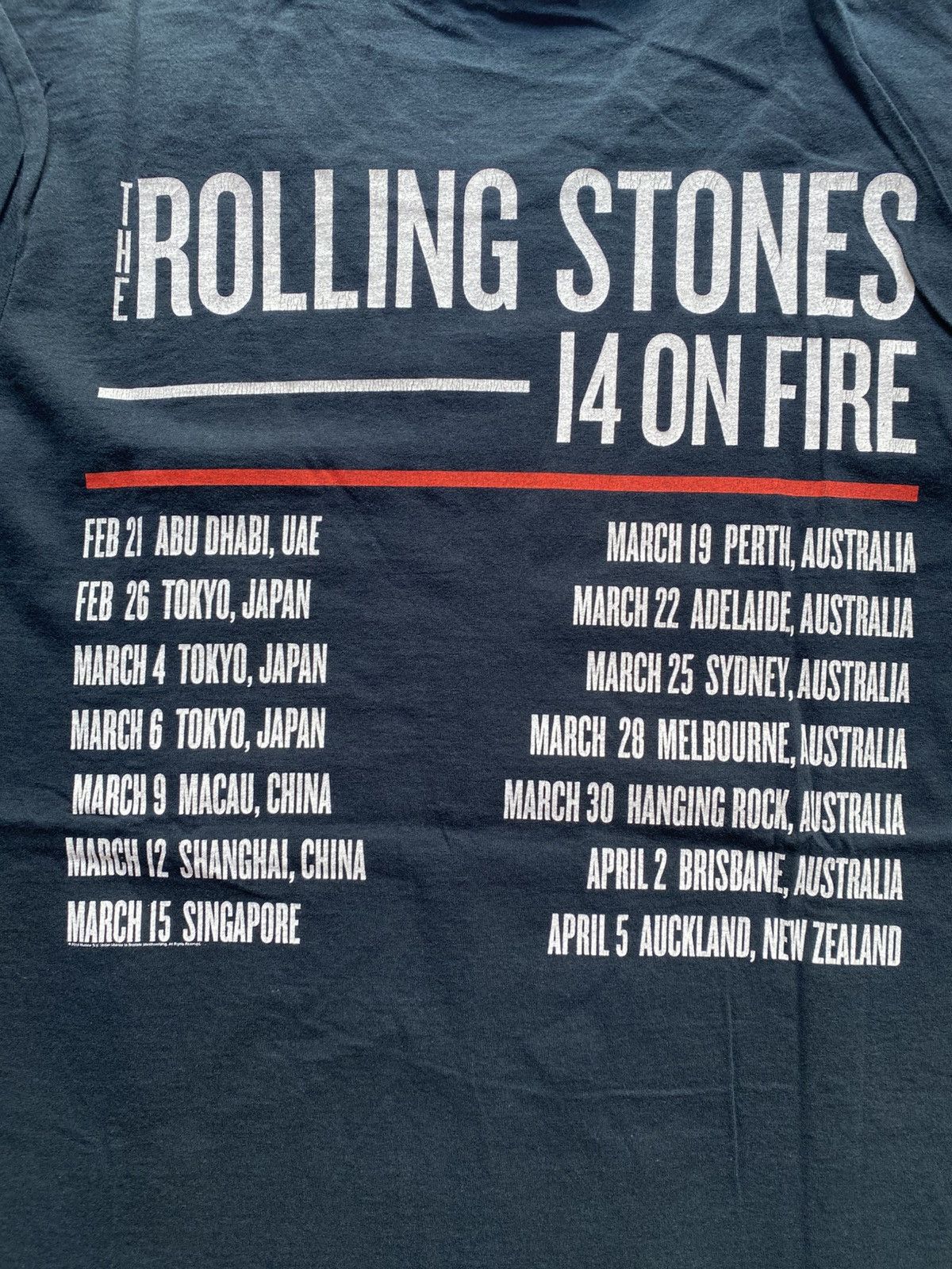 Band Tees The rolling stones 14 ON FIRE Size US M / EU 48-50 / 2 - 4 Thumbnail
