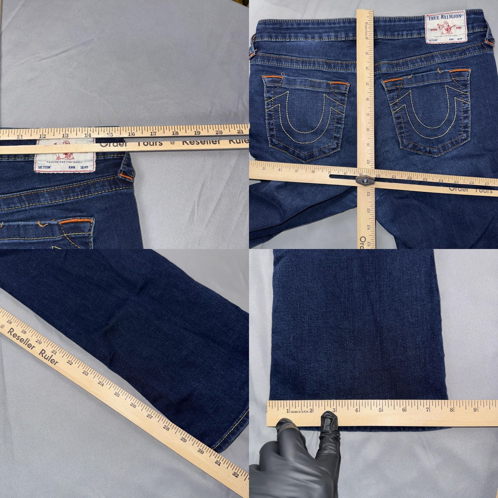 True Religion True Religion Jeans Womens 31 Blue Medium Wash Mid Rise Becca Bootcut Denim Size 24" / US 00 / IT 34 - 8 Thumbnail