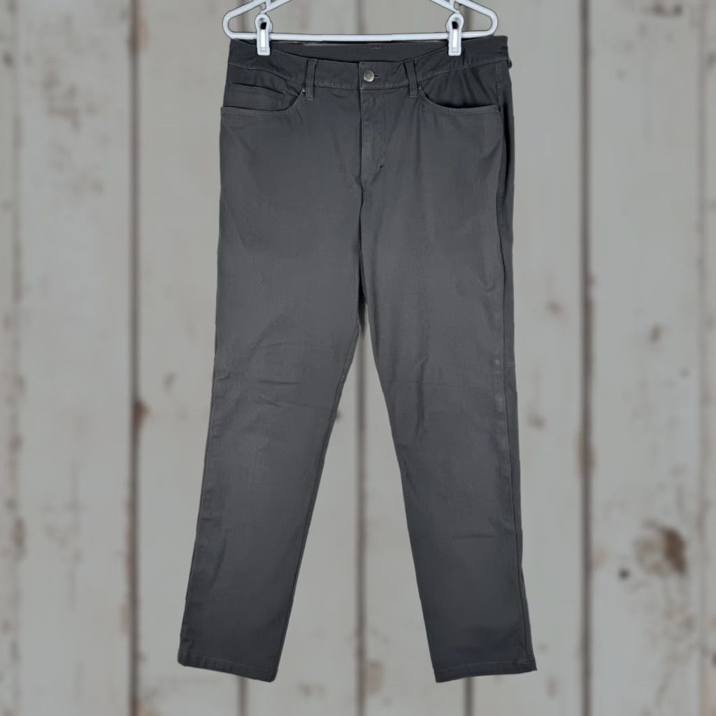 Lululemon Lululemon Pants Mens 34x30 Gray ABC Warpstreme Classic Fit 5-Pocket Design Casual Straight Inseam 30 Game Size US 34 / EU 50 - 1 Thumbnail