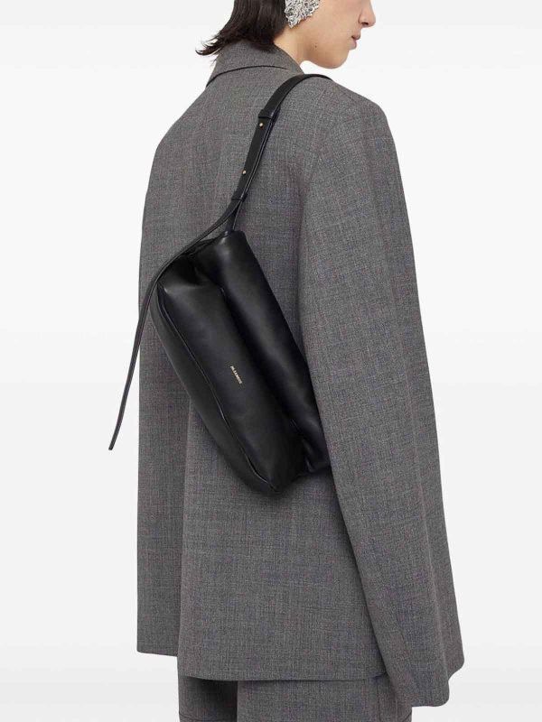 Jil Sander o1loc1c0426 Size:OS/Roll Up Leather Up in Black Size ONE SIZE - 3 Thumbnail