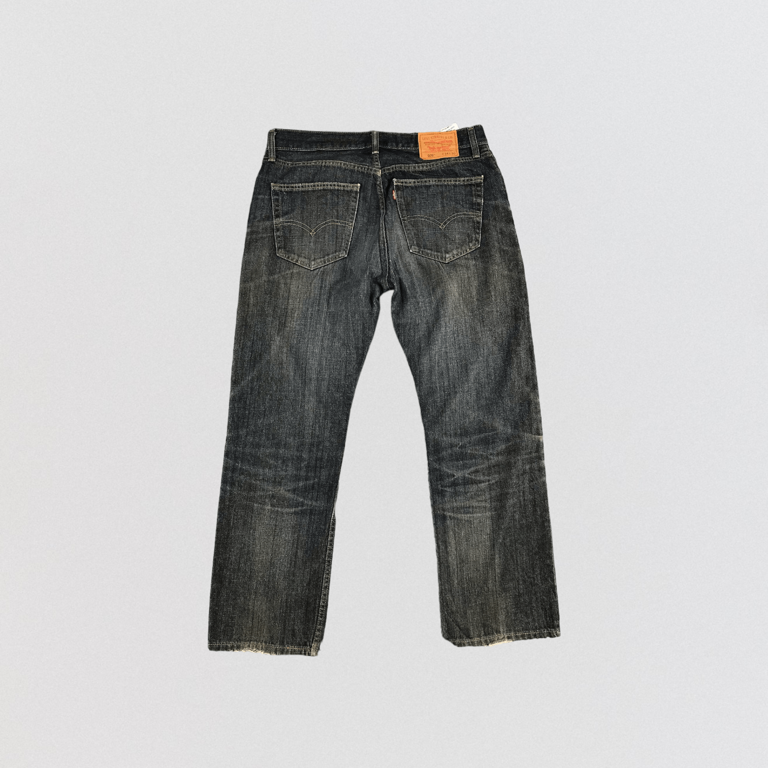 Levi's × Vintage Vintage Distress Mud Wash Levis 505 Jeans-JM1309 Size US 36 / EU 52 - 2 Thumbnail