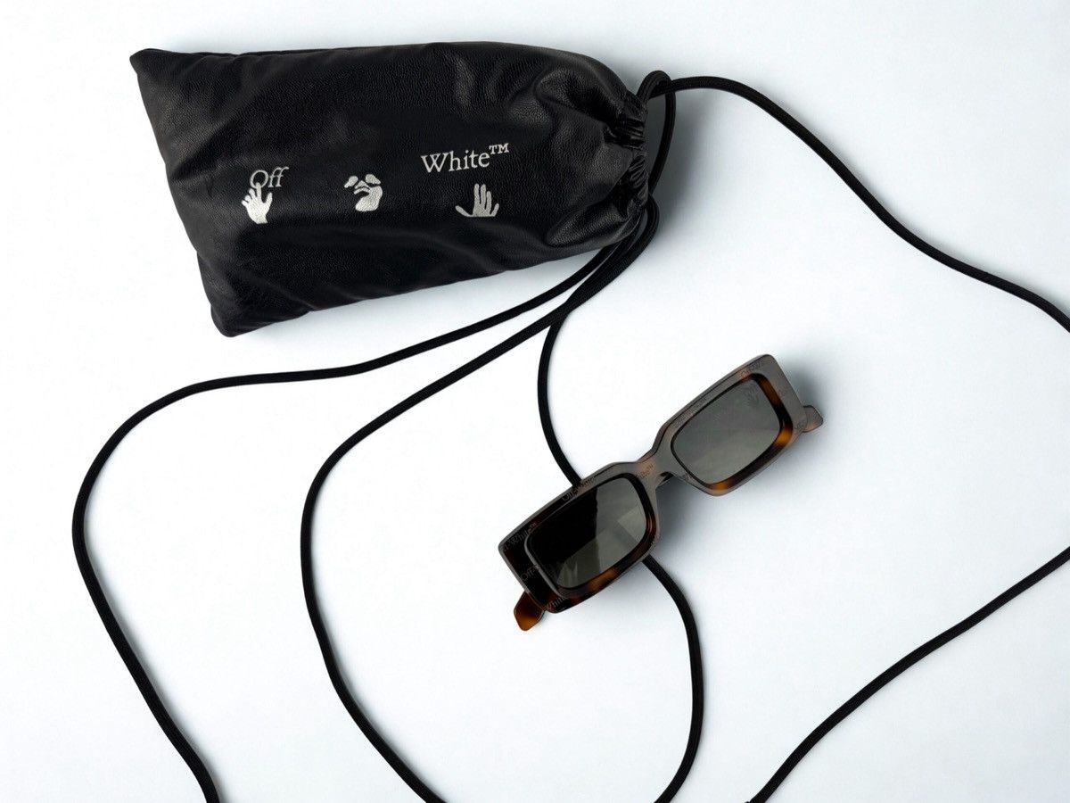 Off-White OFF WHITE TURTOISE ARTHUR SUNGLASSES Size ONE SIZE - 8 Thumbnail