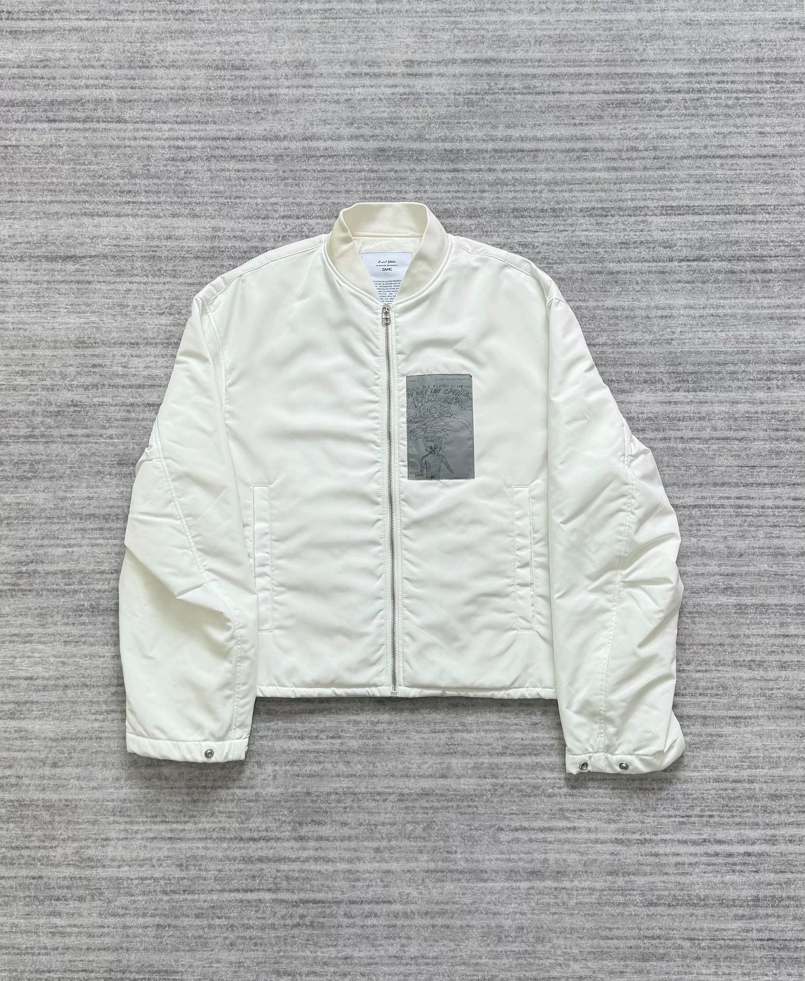 OAMC white patch bomber jacket by OAMC Size US S / EU 44-46 / 1 - 1 Thumbnail
