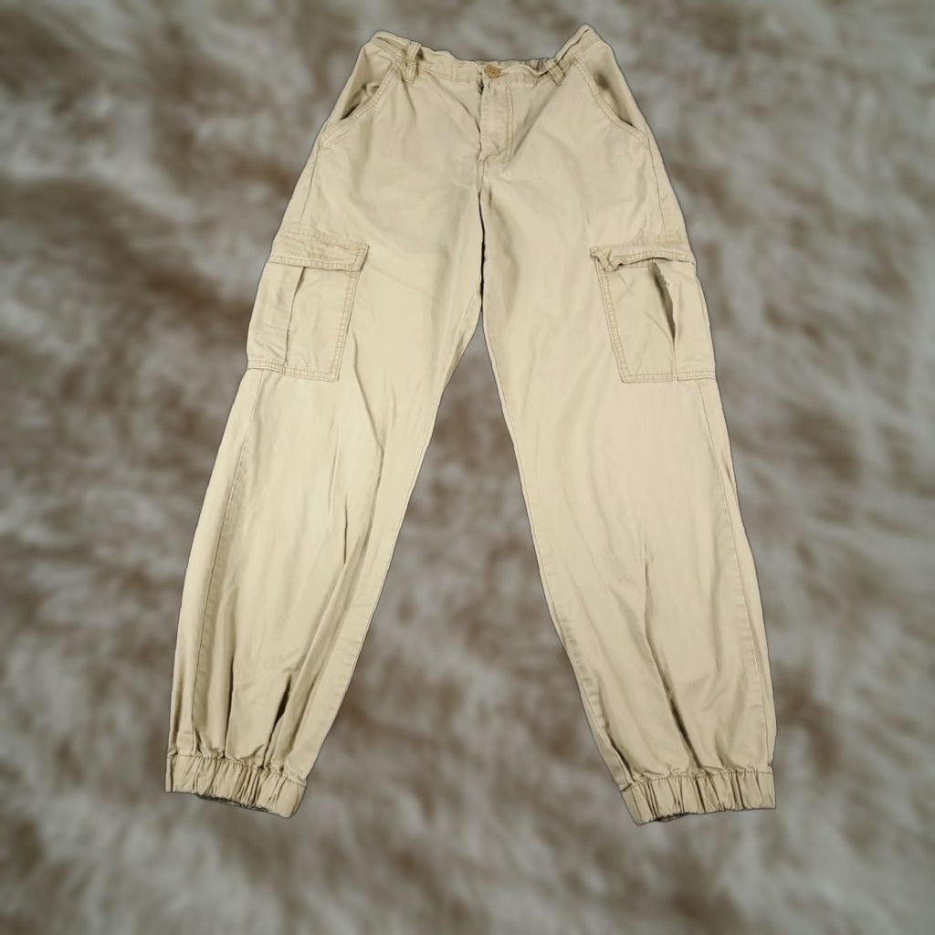 Vintage Aéropostale Beige Cargo Pants Mens Small Regular Fit Outdoor Hiking Size US 29 - 1 Thumbnail