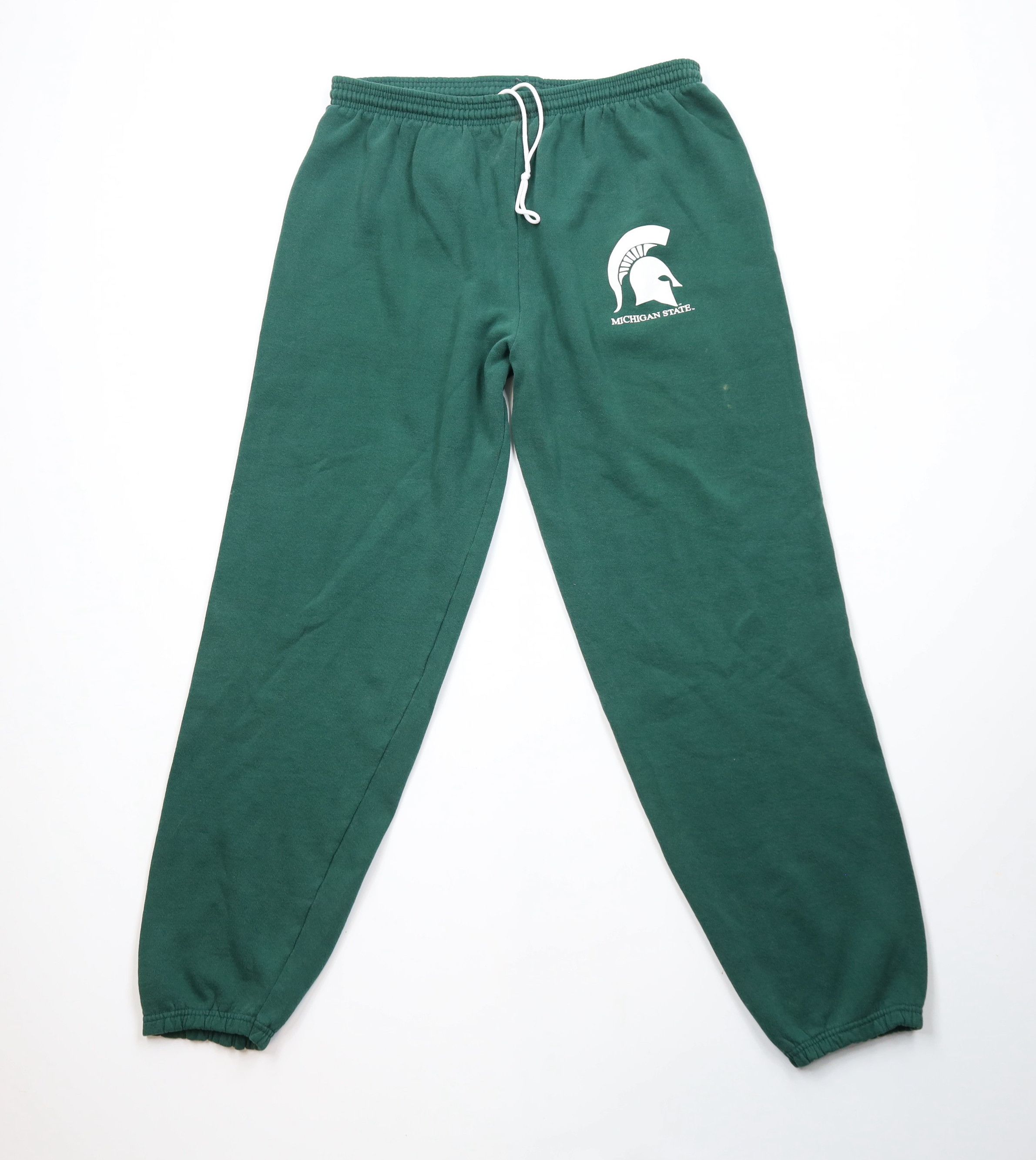 Vintage Vintage 90s Michigan State University Sweatpants Joggers USA Size US 38 / EU 54 - 1 Thumbnail