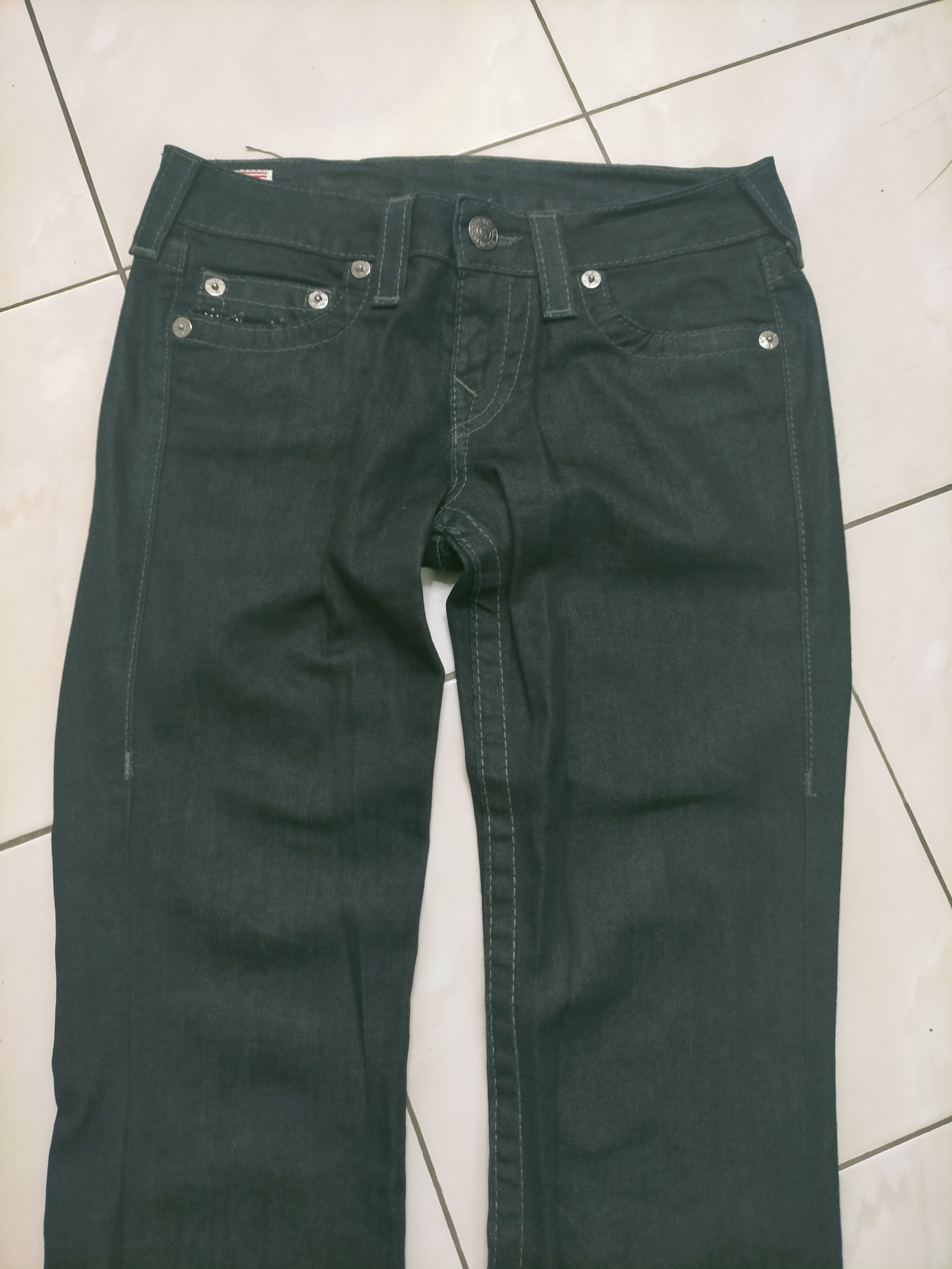 True Religion 🔥Like New True Religion Dark Blue Flare Jeans Size 27" / US 4 / IT 40 - 3 Thumbnail