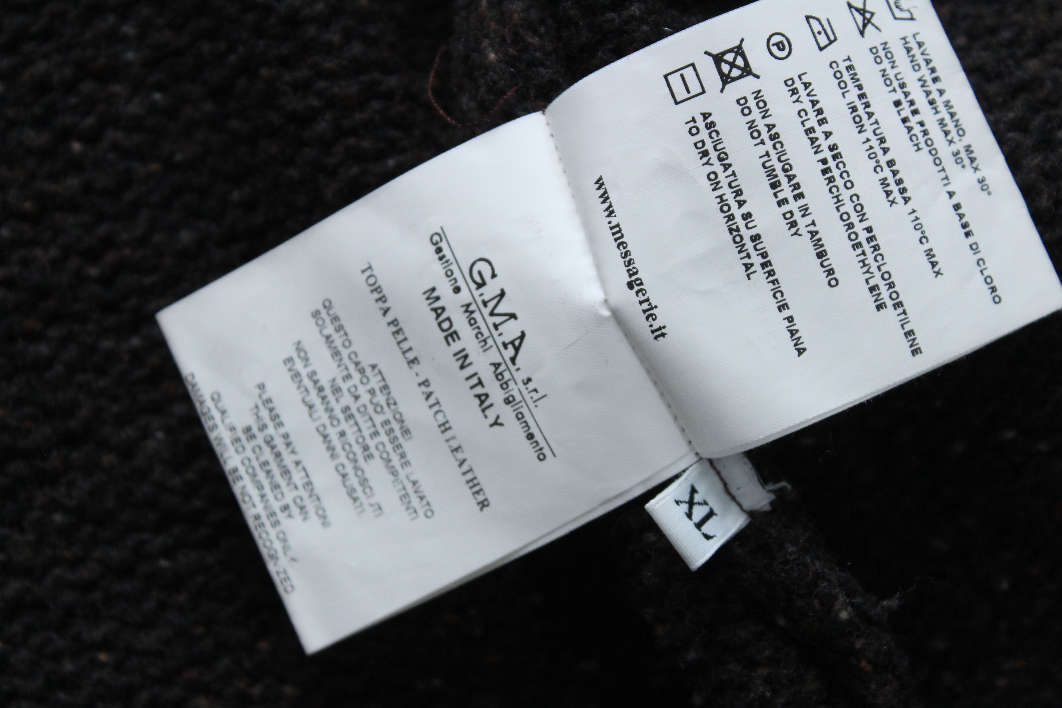 Messagerie Messagerie Cardigan Mens Size XL Made In Italy Size US XL / EU 56 / 4 - 9 Thumbnail