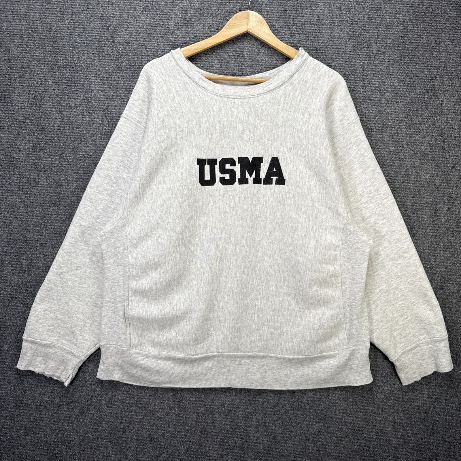 Champion Vintage USMA Sweatshirt Mens XL Gray 70s Reverse Weave West Size US XL / EU 56 / 4 - 1 Thumbnail