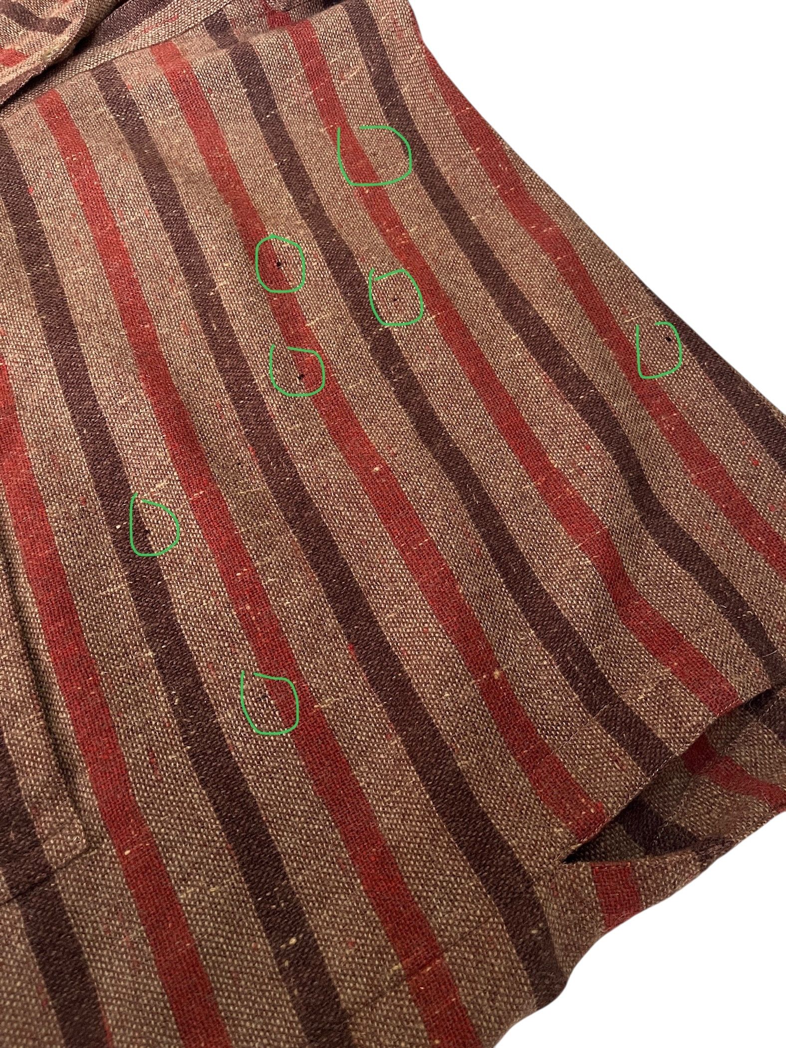 Issey Miyake Vintage 70s Issey Miyake Rug Button Up Poncho Size US M / EU 48-50 / 2 - 10 Thumbnail