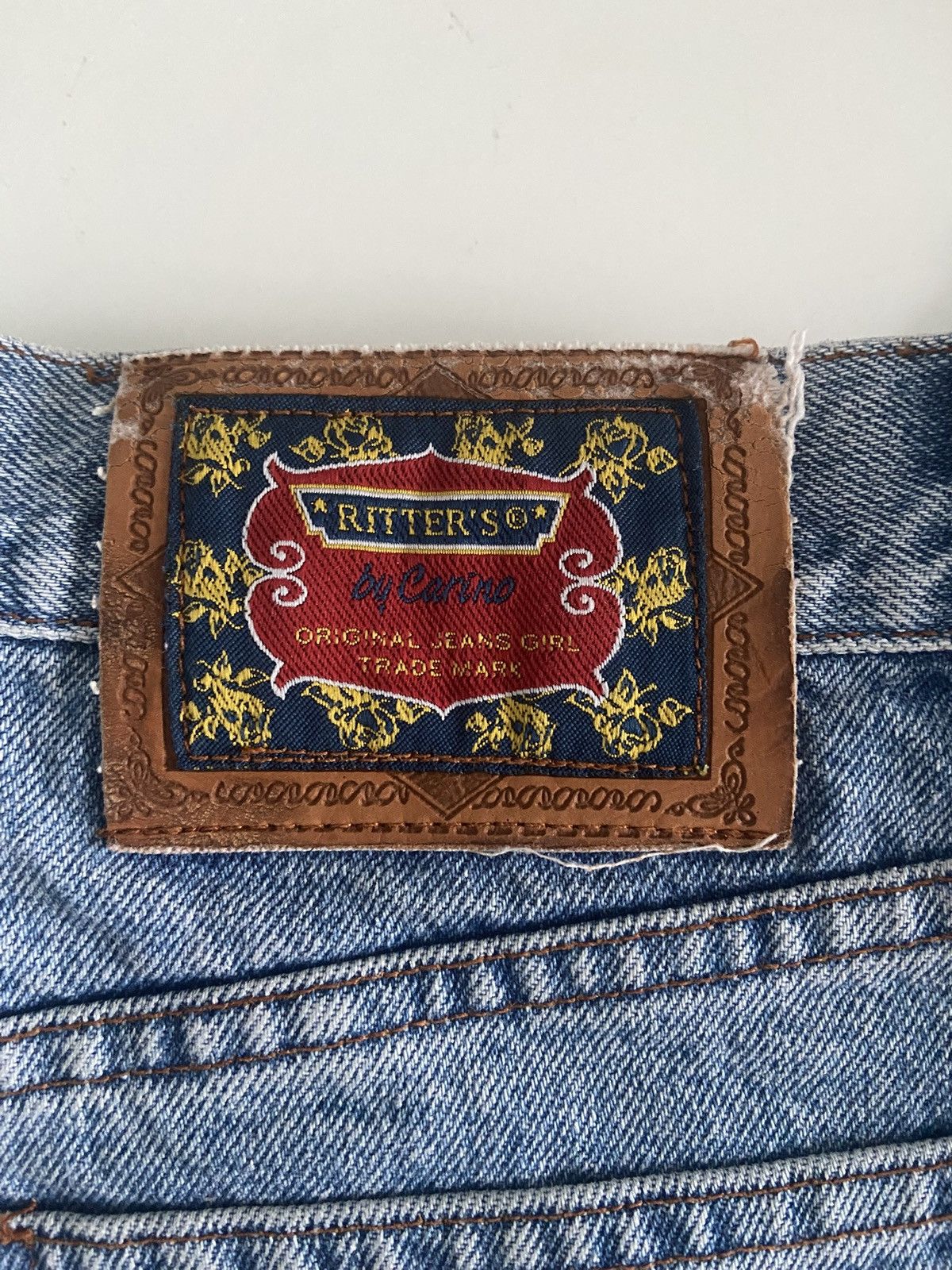 Other Vintage Ritter’s Blue Jeans Made in Italy Heavyweight Denim Size 30" / US 8 / IT 44 - 6 Thumbnail