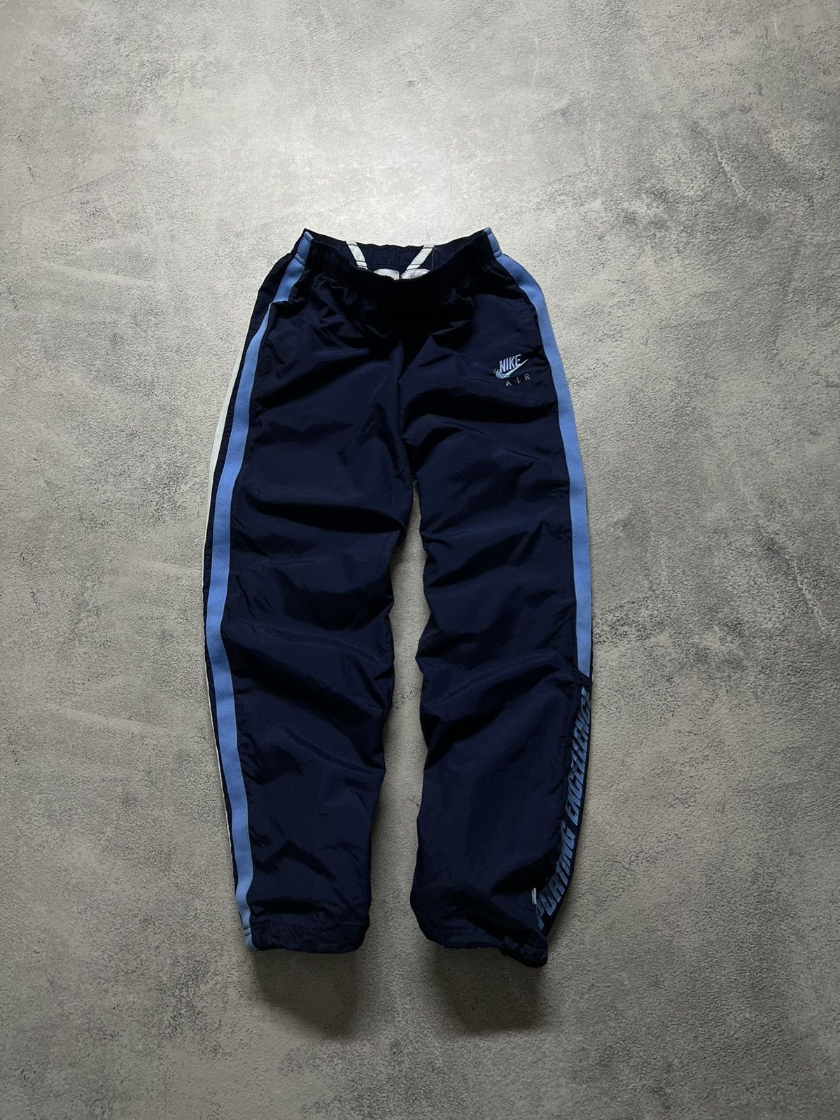 Vintage Vintage Y2K Nike Nylon Mini Swoosh Drill Pants 00’s Size US 28 / EU 44 - 1 Thumbnail