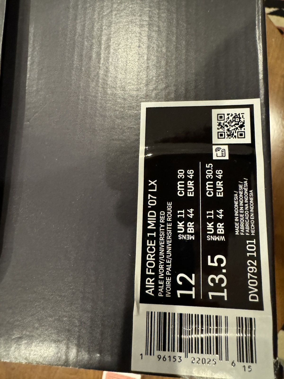 Nike Air Force 1 Mid ‘07 LX Tartan Plaid Size US 12 / EU 45 - 6 Thumbnail