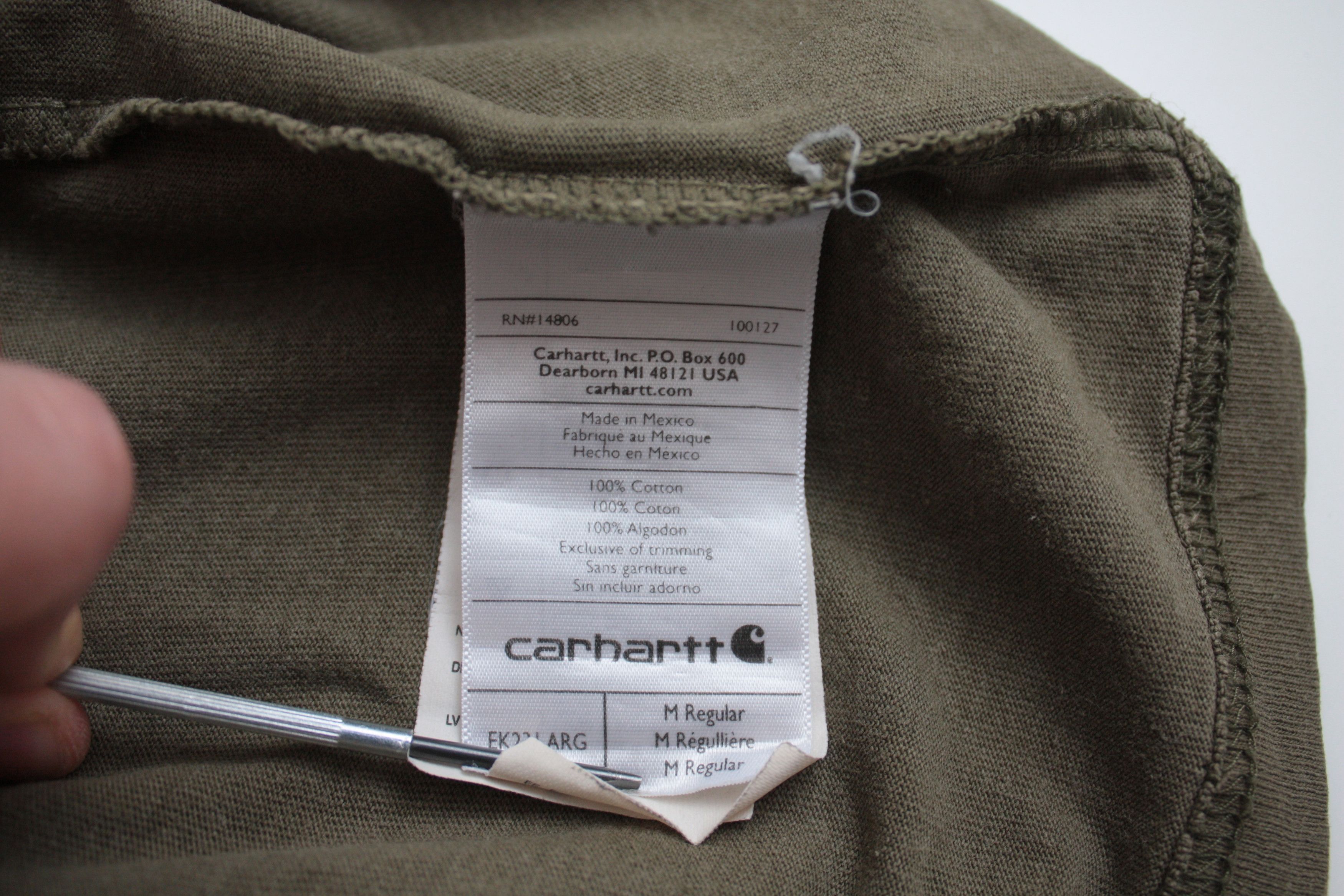 Carhartt Carhartt Olive Army Green Long Sleeve Tee Medium Size US M / EU 48-50 / 2 - 5 Thumbnail