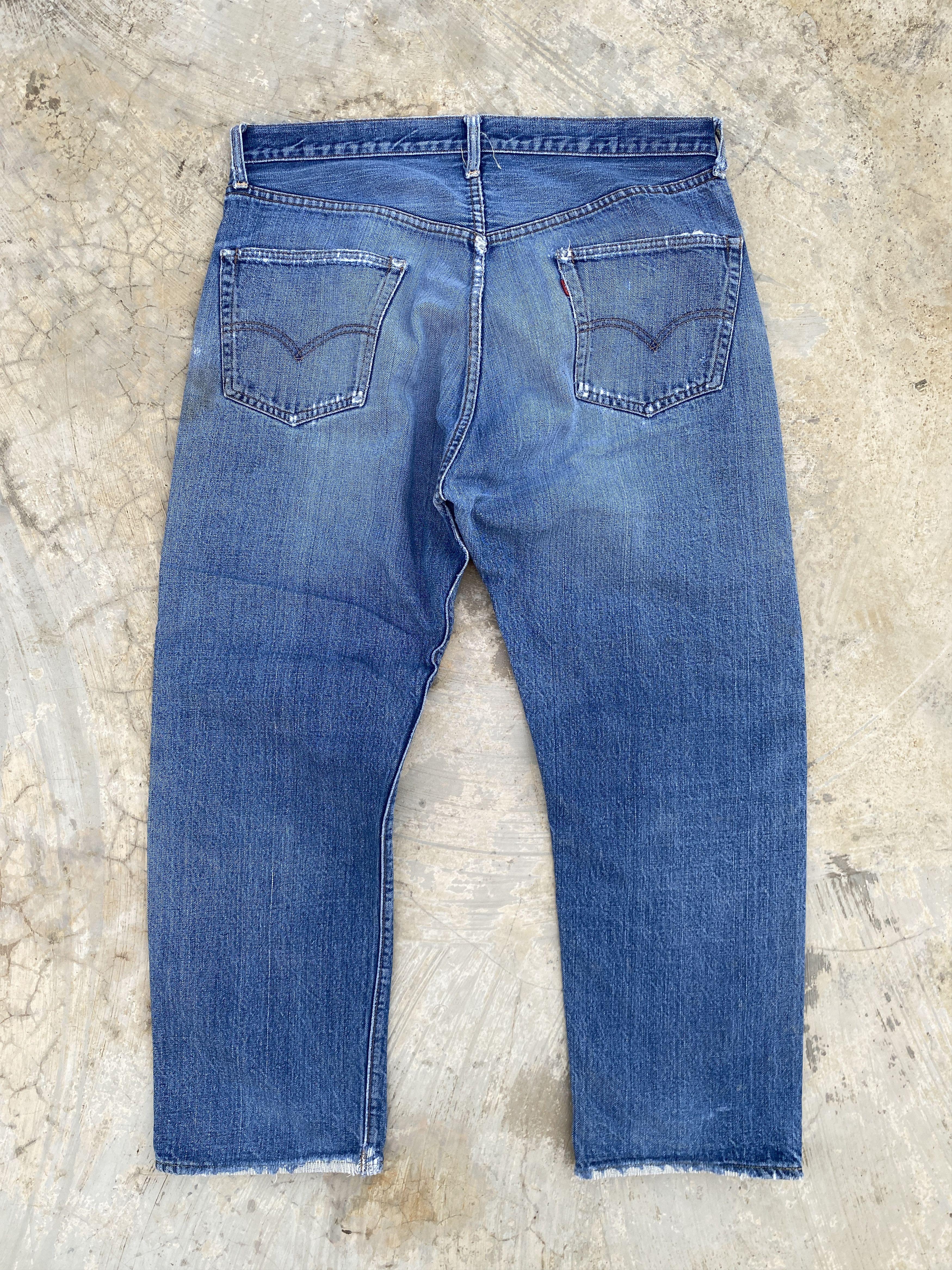 Levi's Vintage 70s Levis 501 Big E #2 Redline Selvedge Jeans Size US 36 / EU 52 - 6 Thumbnail