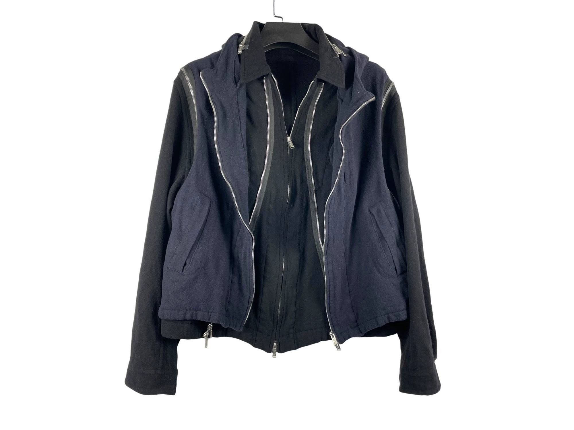 Undercover Undercover 21AW 3-Way Color Blocked Wool Zip Jacket Size US XL / EU 56 / 4 - 3 Thumbnail