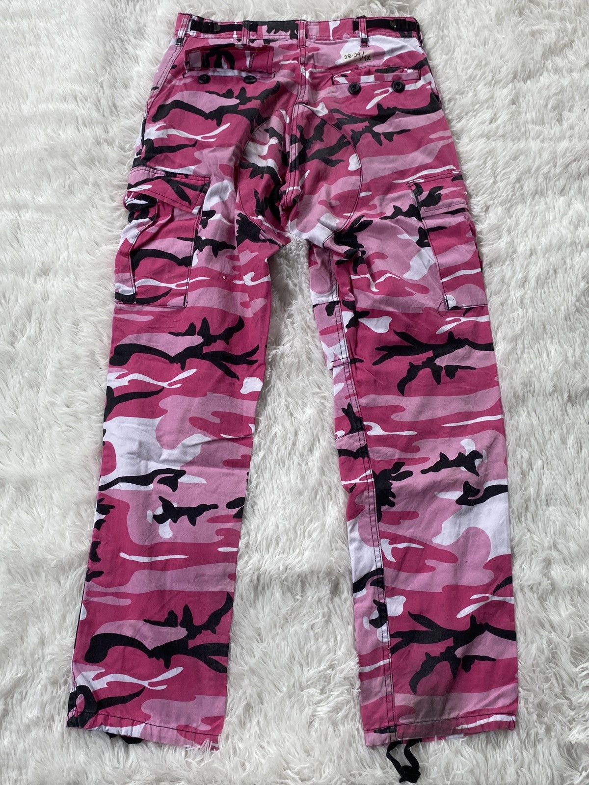 Rothco OFFER 🔥ROTHCO Pink Camouflage Paratrooper Cargo Pants Size US 29 - 8 Thumbnail
