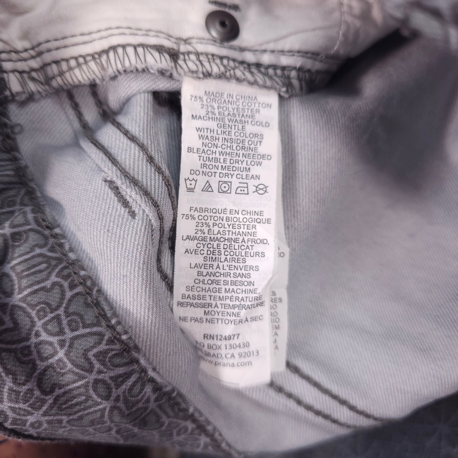 Prana Prana Kara Jeans in Silver Spain Gray Sz 2 Size 26" / US 2 / IT 38 - 6 Thumbnail