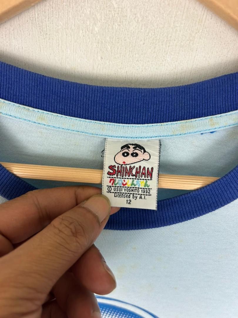 Vintage Vintage Y2K Crayon Shin Chan T-Shirt – Japanese Comedy Size US S / EU 44-46 / 1 - 5 Thumbnail