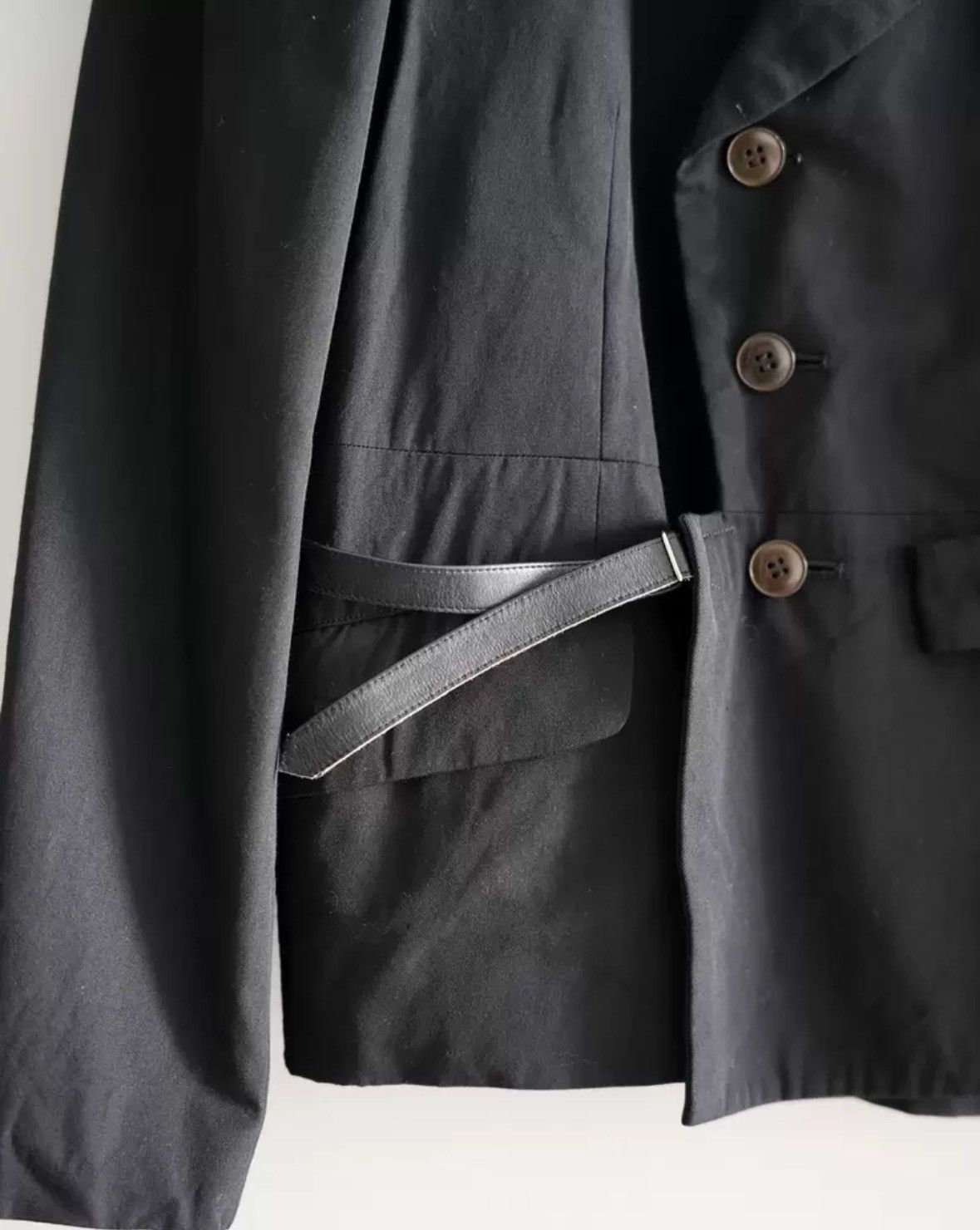 Yohji Yamamoto Yohji Yamamoto 96aw Leather Belt Suit 2412-Nextarrow Size US M / EU 48-50 / 2 - 4 Thumbnail