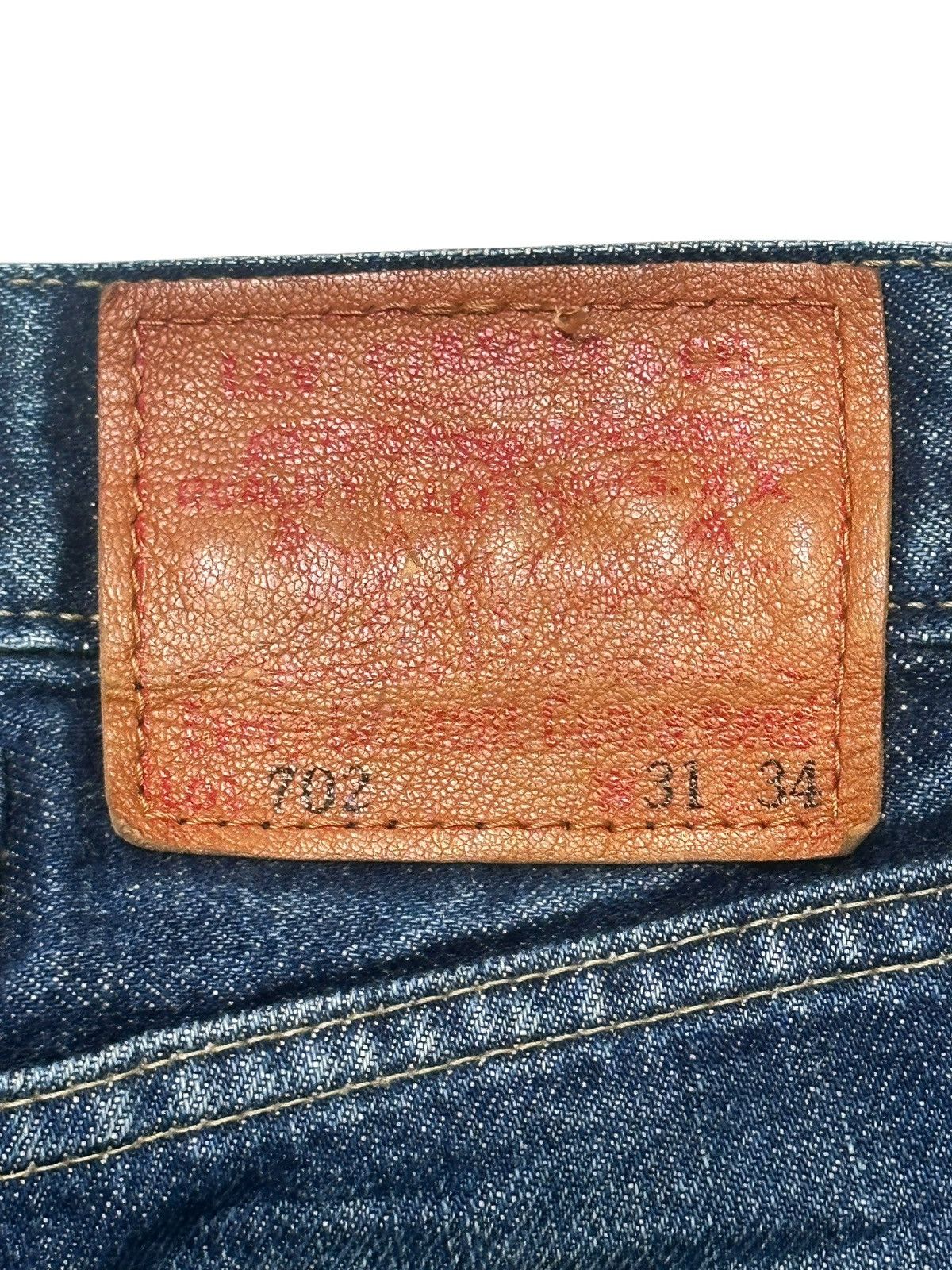 Levi's Vintage Levi’s 702XX Buckleback Selvedge Japan Jeans Big E Size US 31 - 10 Thumbnail
