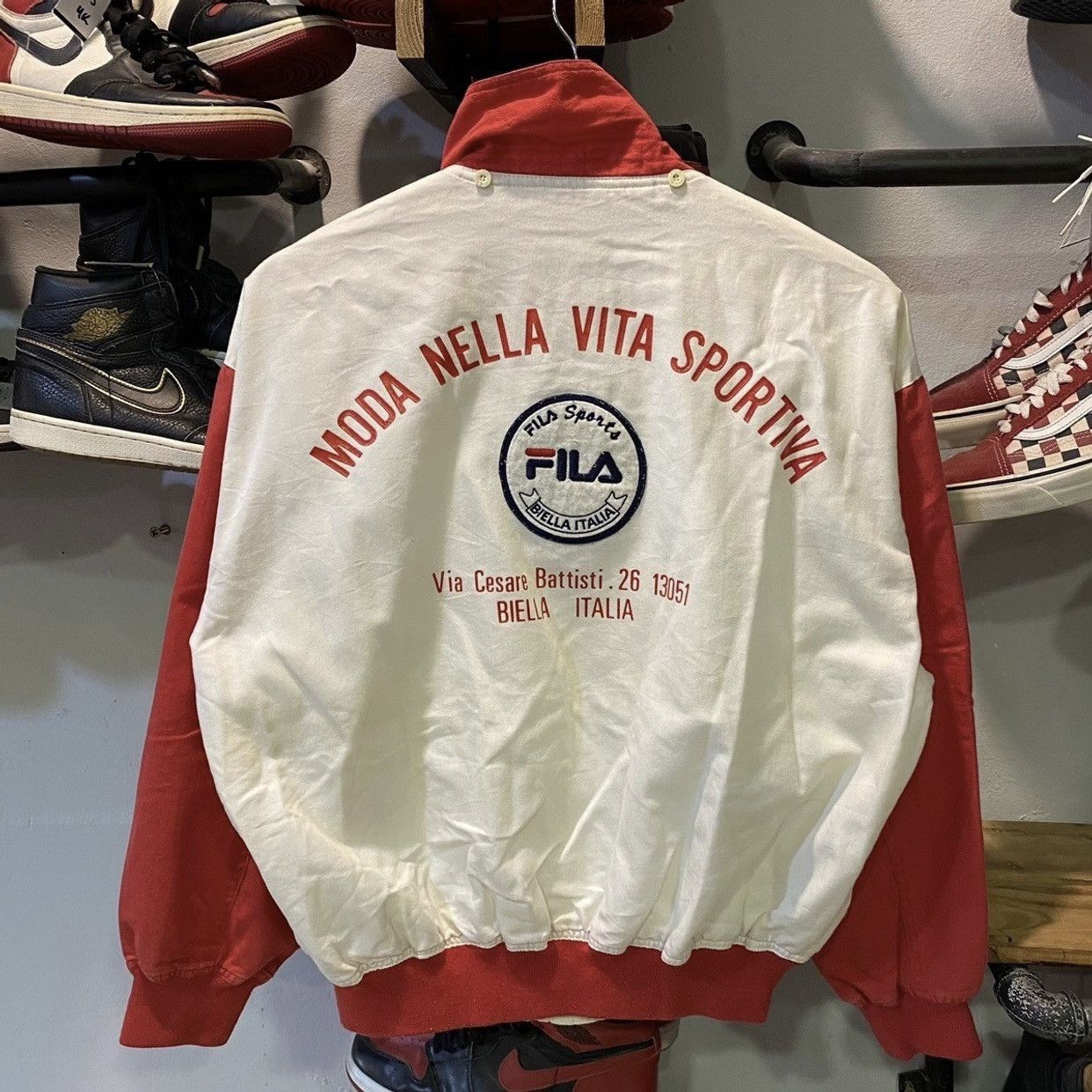 Fila VTG‼️ FILA Moda Nella Vita Sportiva Windbreaker Bomber Jacket Size US M / EU 48-50 / 2 - 1 Thumbnail